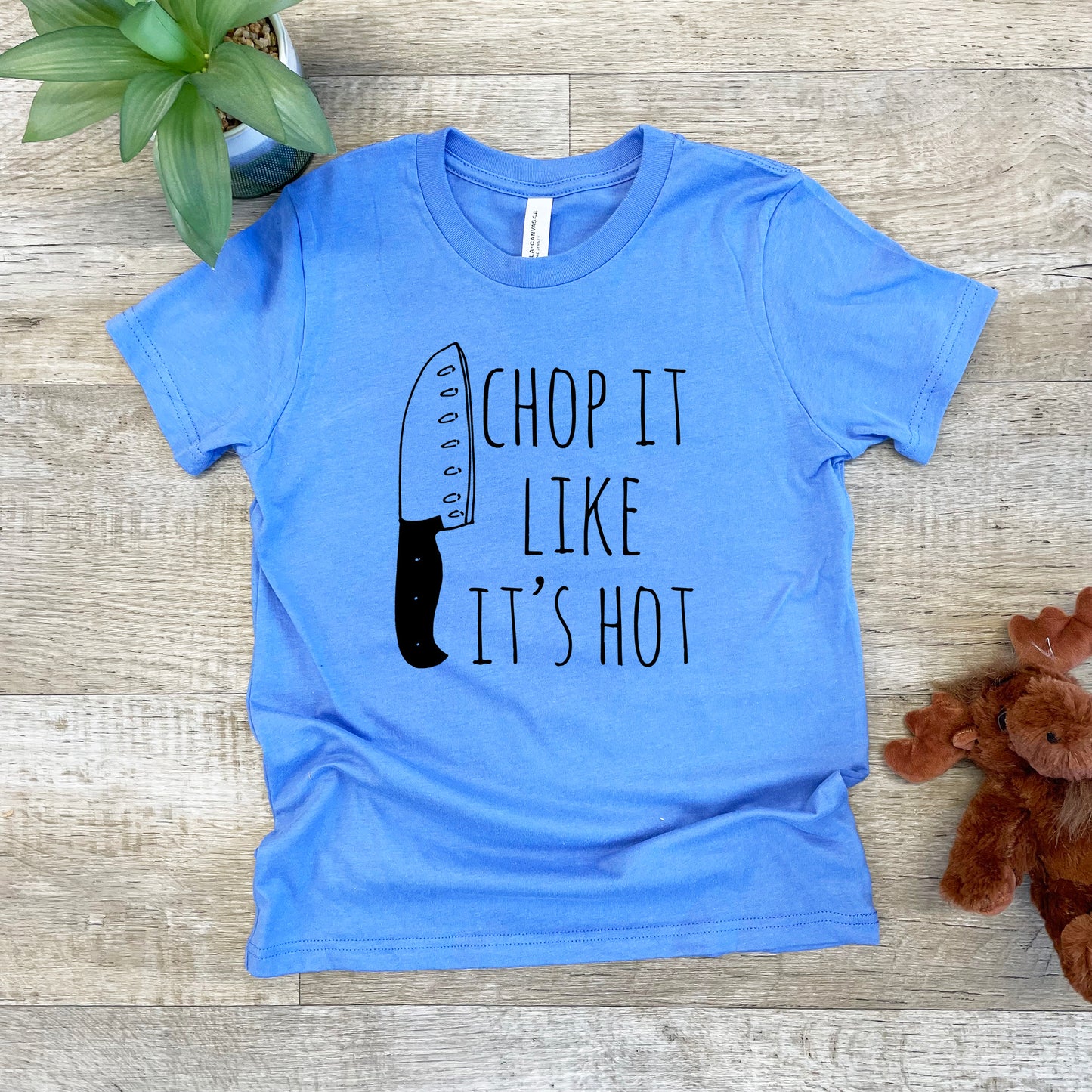 Chop It Like It's Hot - Kid's Tee - Columbia Blue or Lavender