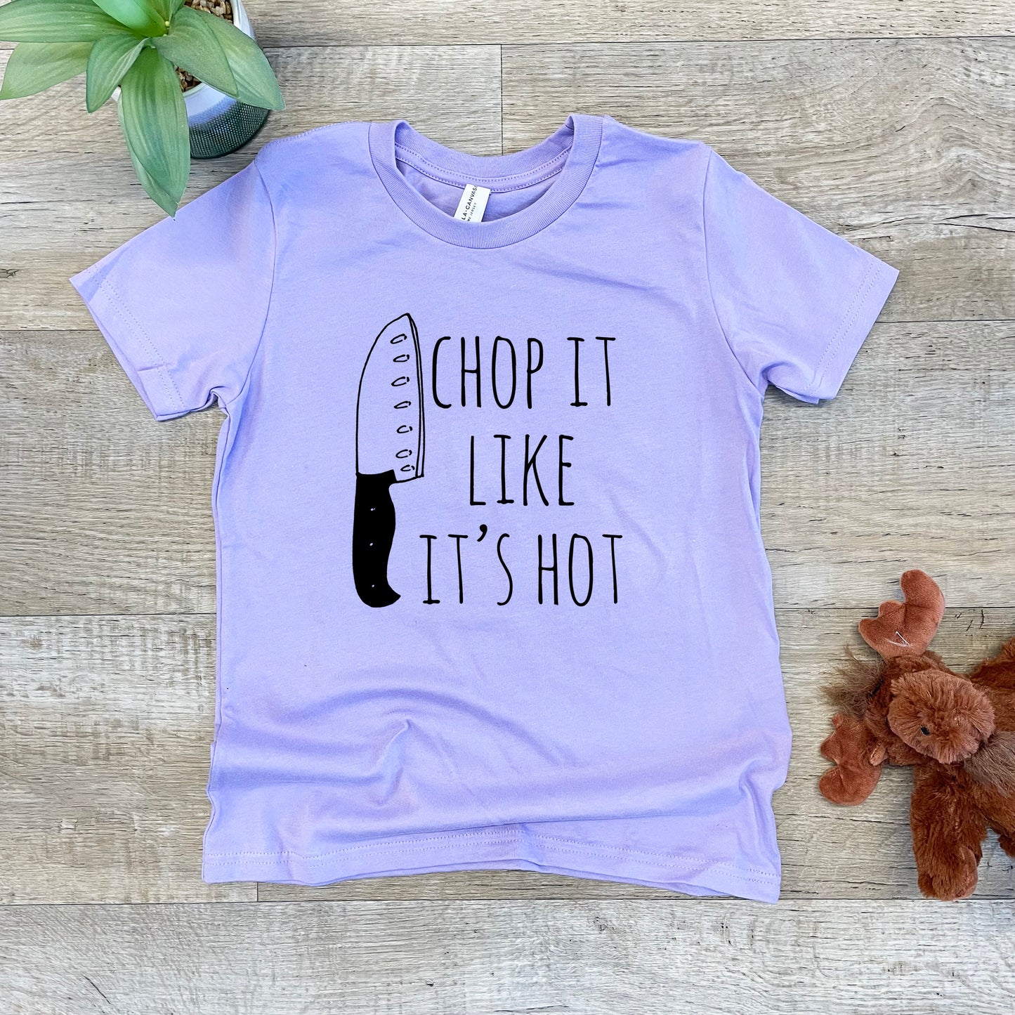 Chop It Like It's Hot - Kid's Tee - Columbia Blue or Lavender