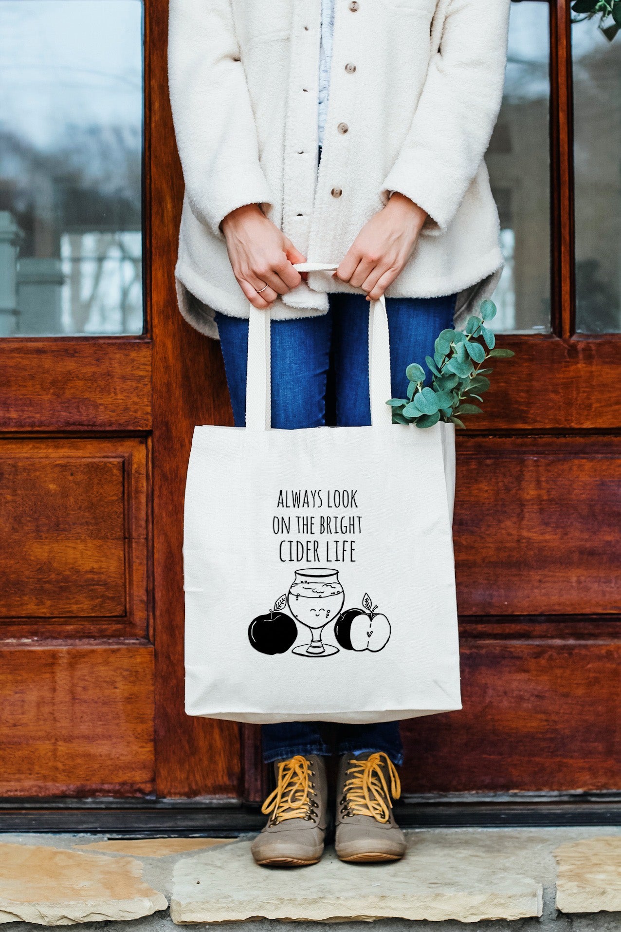 Always Look on the Bright Cider Life - Tote Bag - MoonlightMakers