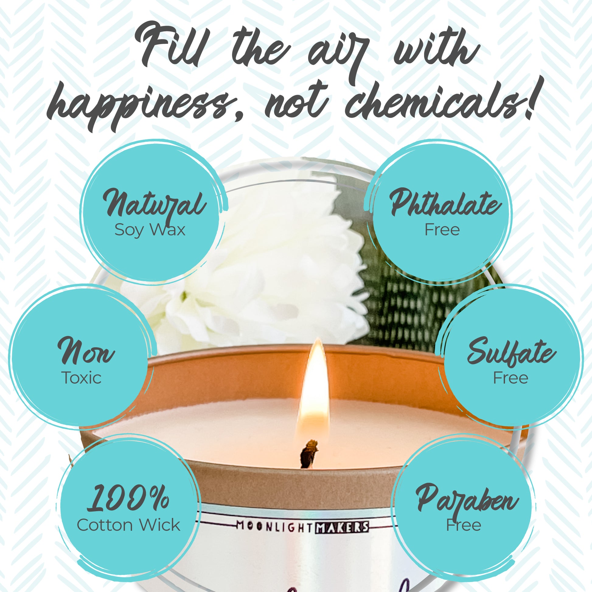 8oz Glass Jar Soy Candles - Classic Botanical Collection - Choose Your Scent