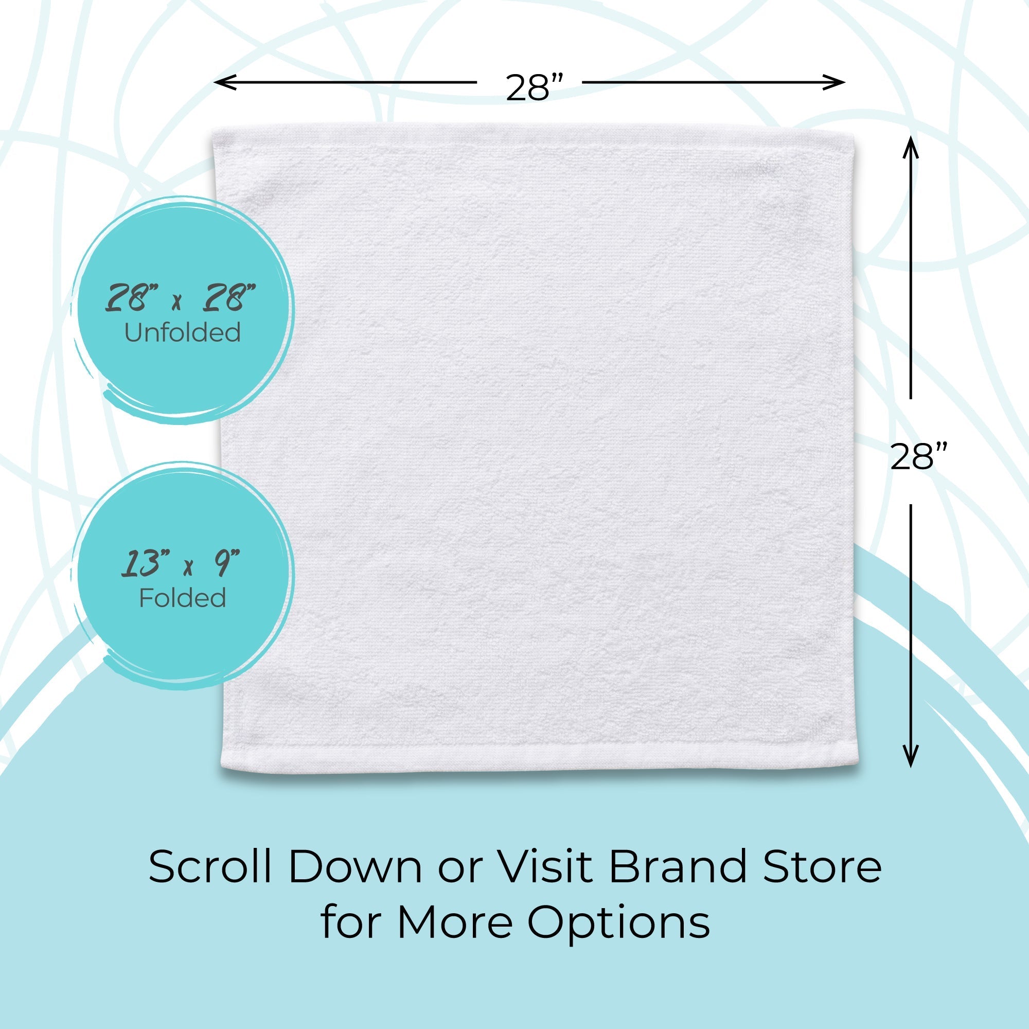 SECONDS SALE! 20 Dish Towels for $50! White and Gray - MoonlightMakers