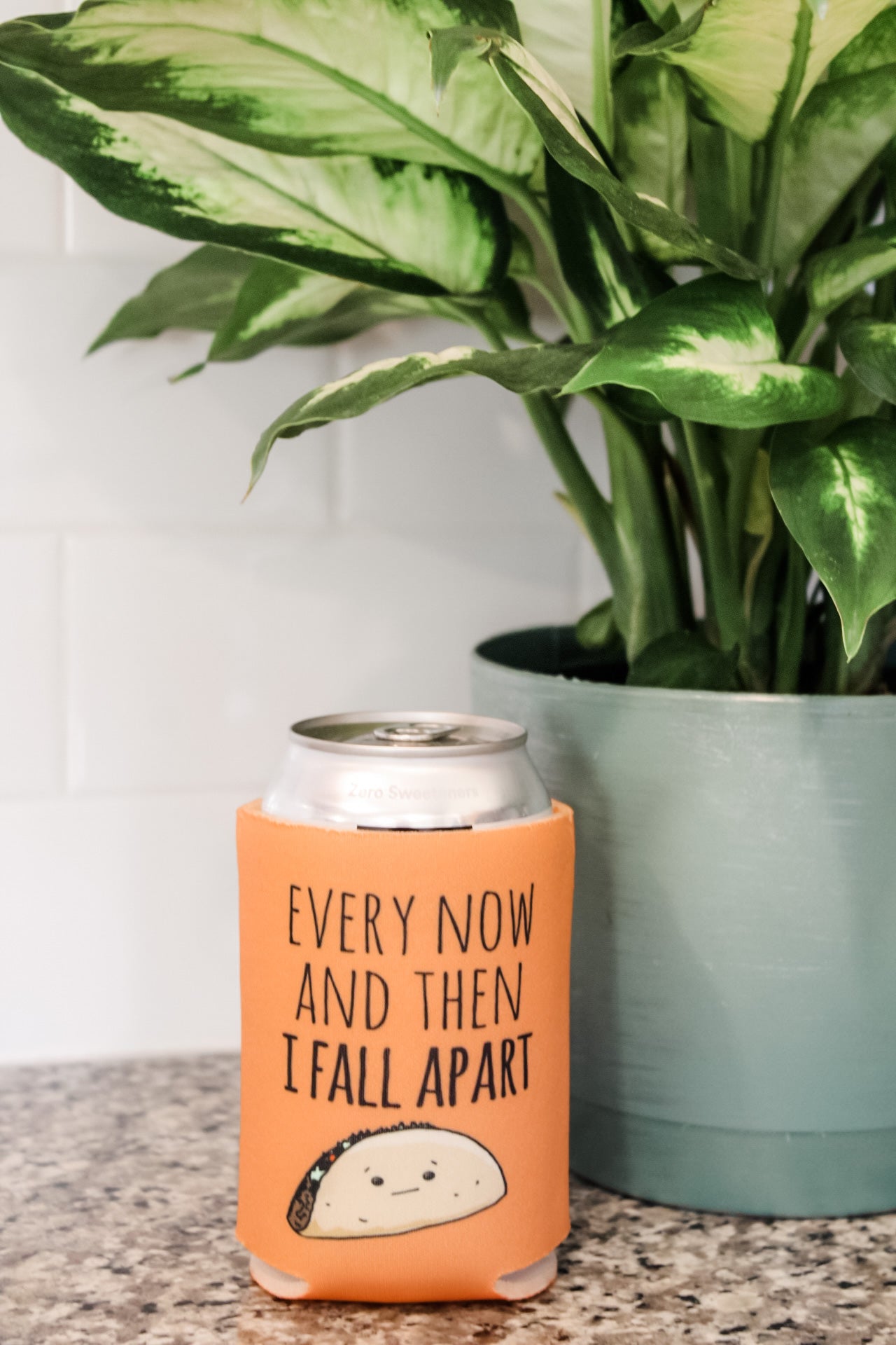 Every Now And Then I Fall Apart (Taco) - Can Cooler - MoonlightMakers