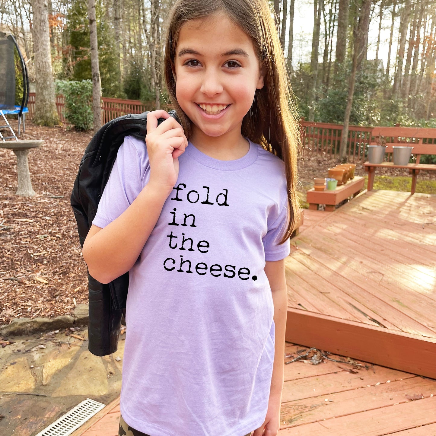 Fold In The Cheese (Schitt's Creek) - Kid's Tee - Columbia Blue or Lavender