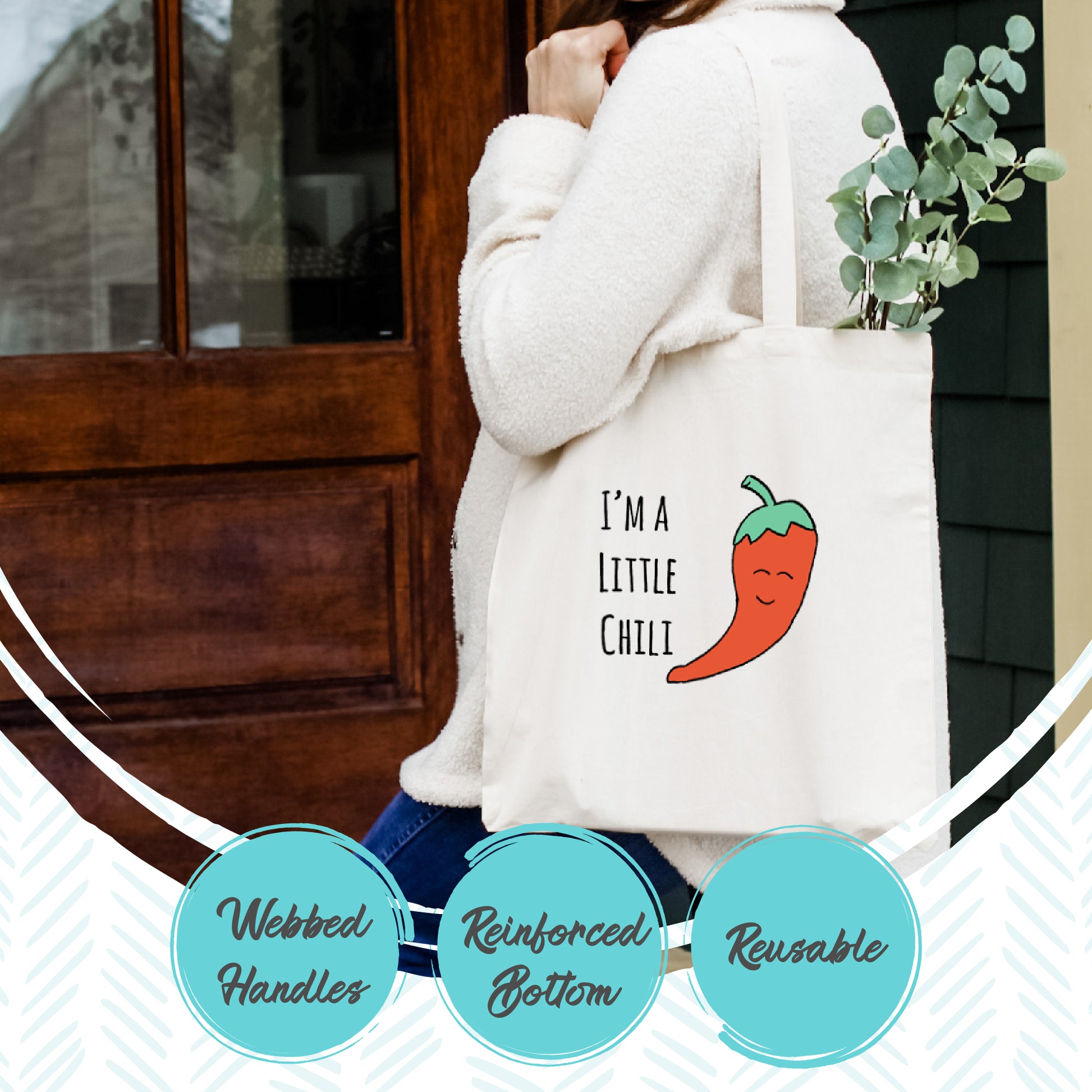 I'm Into Fitness Taco In My Mouth - Full Color Tote - MoonlightMakers