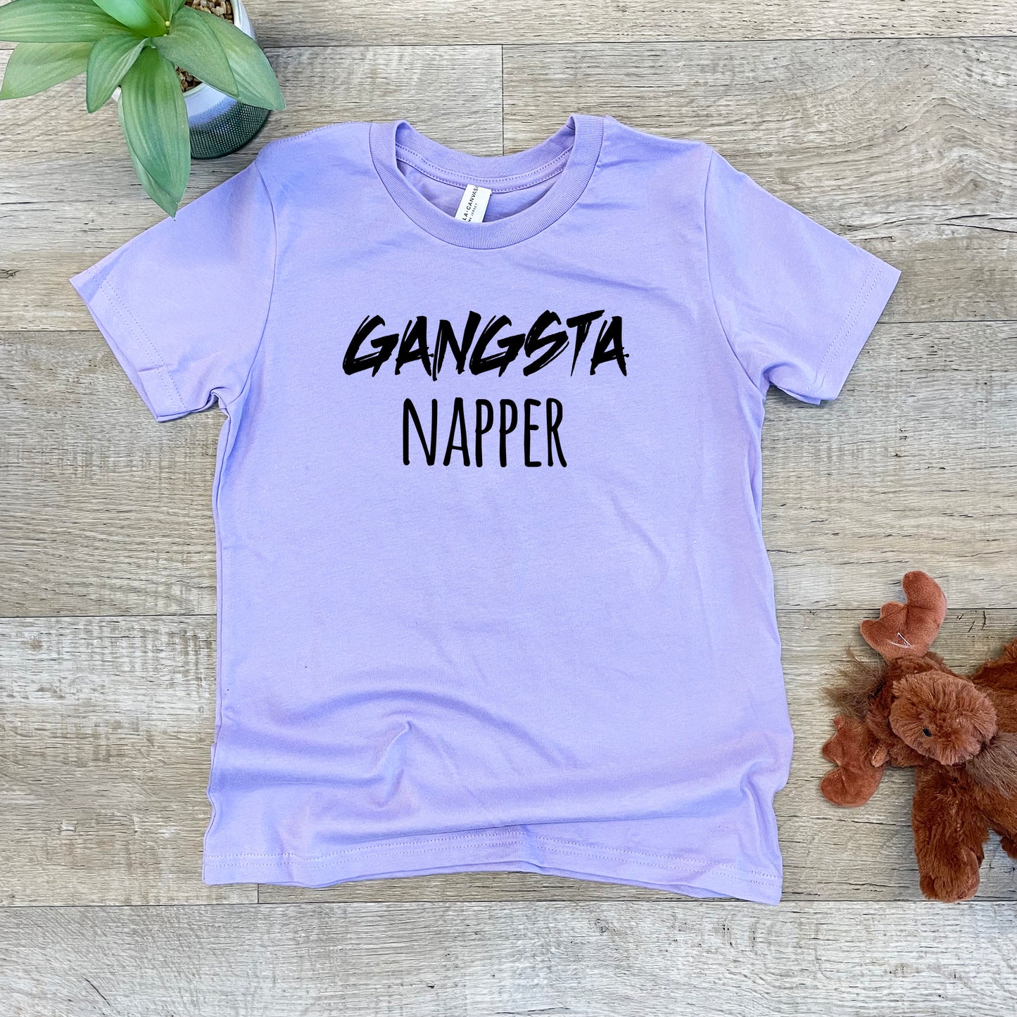 Gangsta Napper (Kids) - Kid's Tee - Columbia Blue or Lavender
