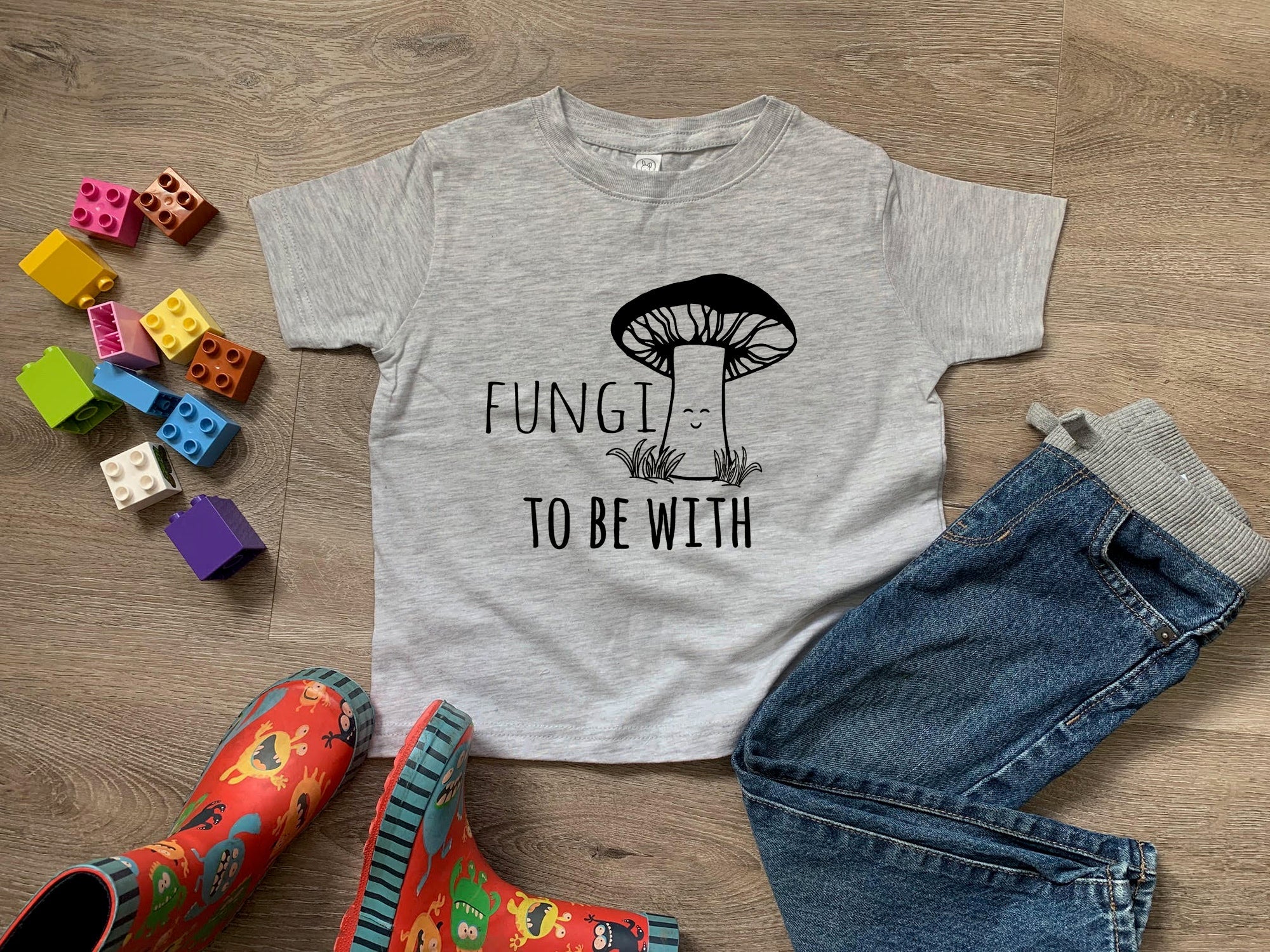 Fungi To Be With (Mushroom) - Toddler Tee