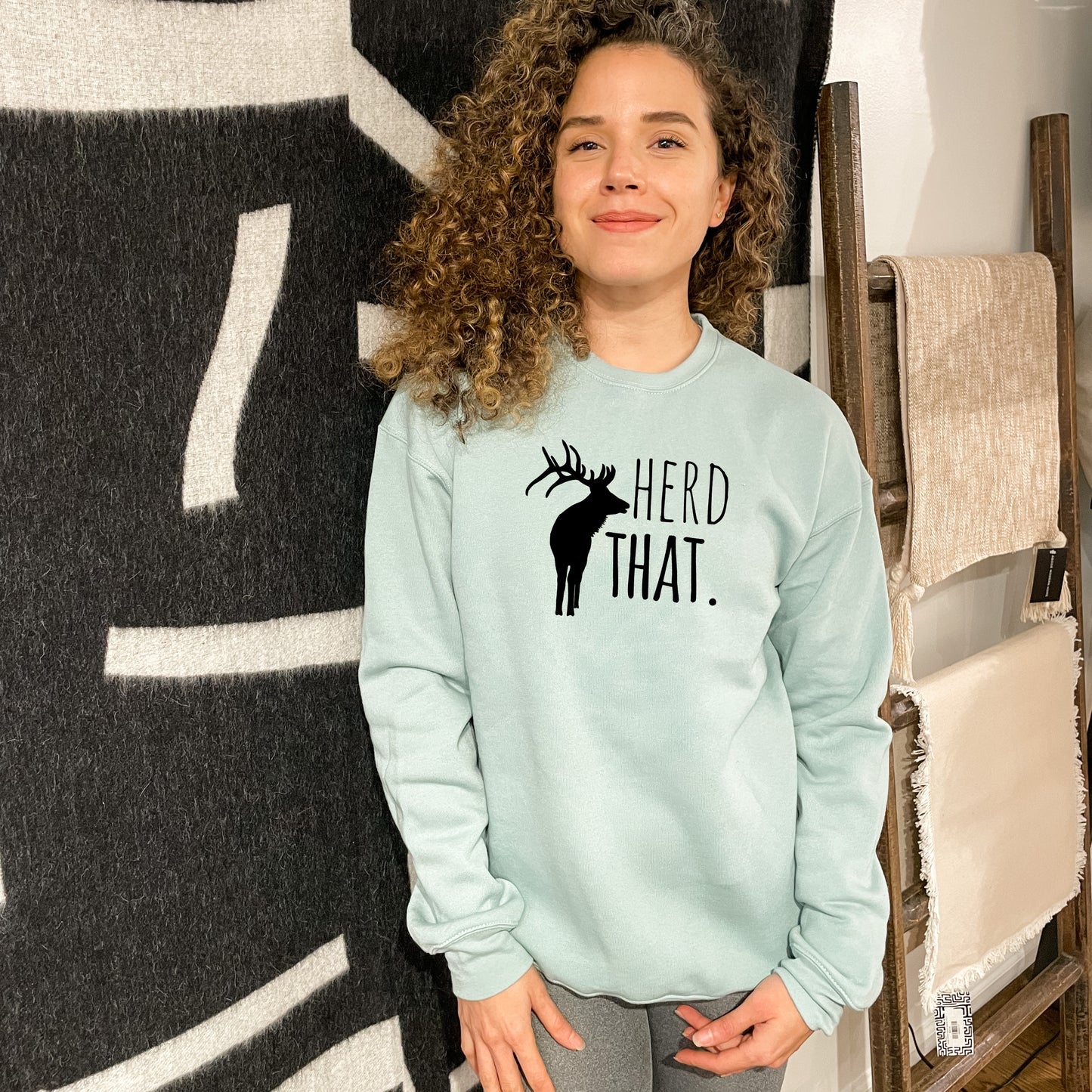 Herd That - Unisex Sweatshirt - Heather Gray or Dusty Blue