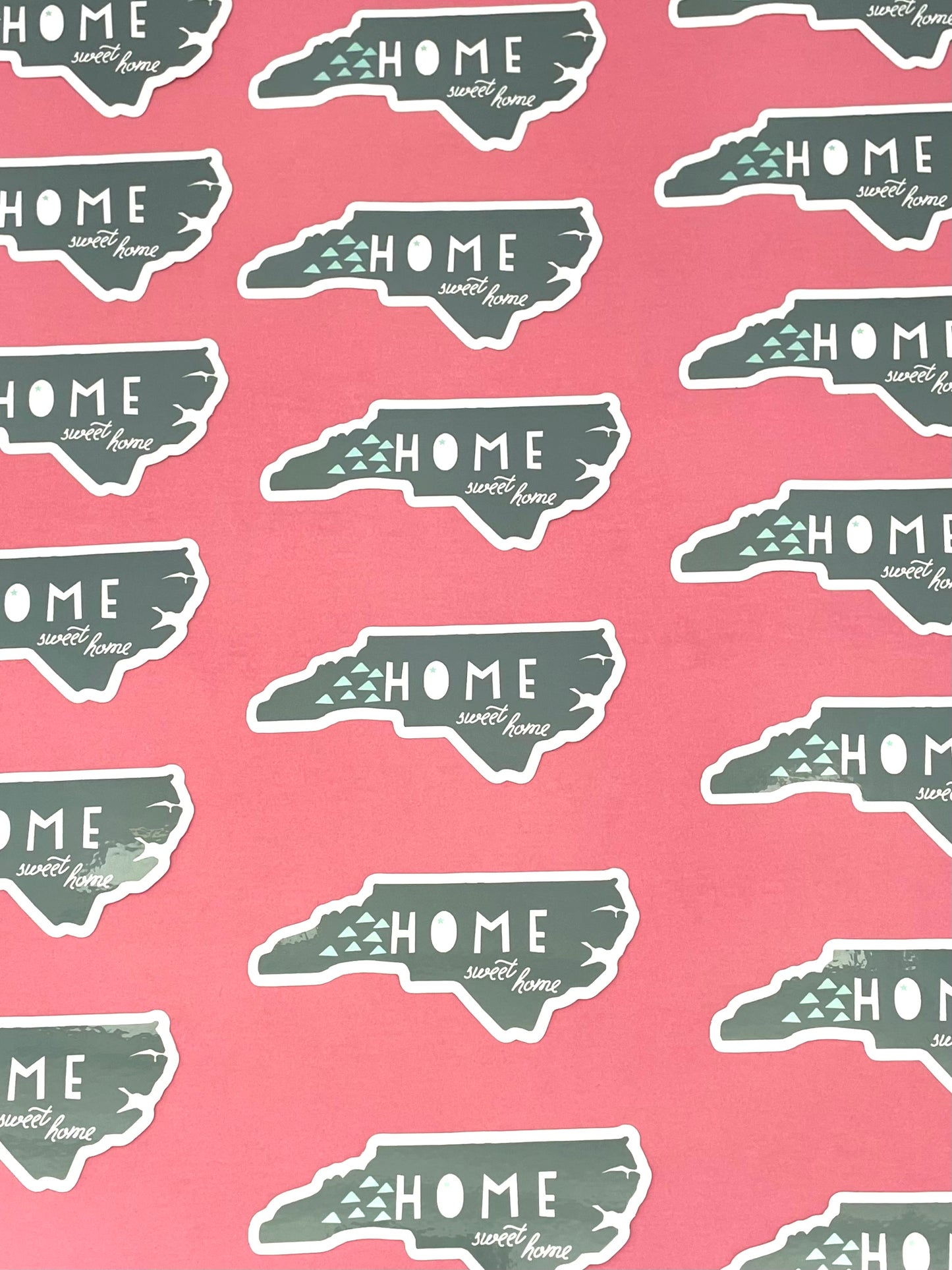 NC Home Sweet Home - Die Cut Sticker - MoonlightMakers