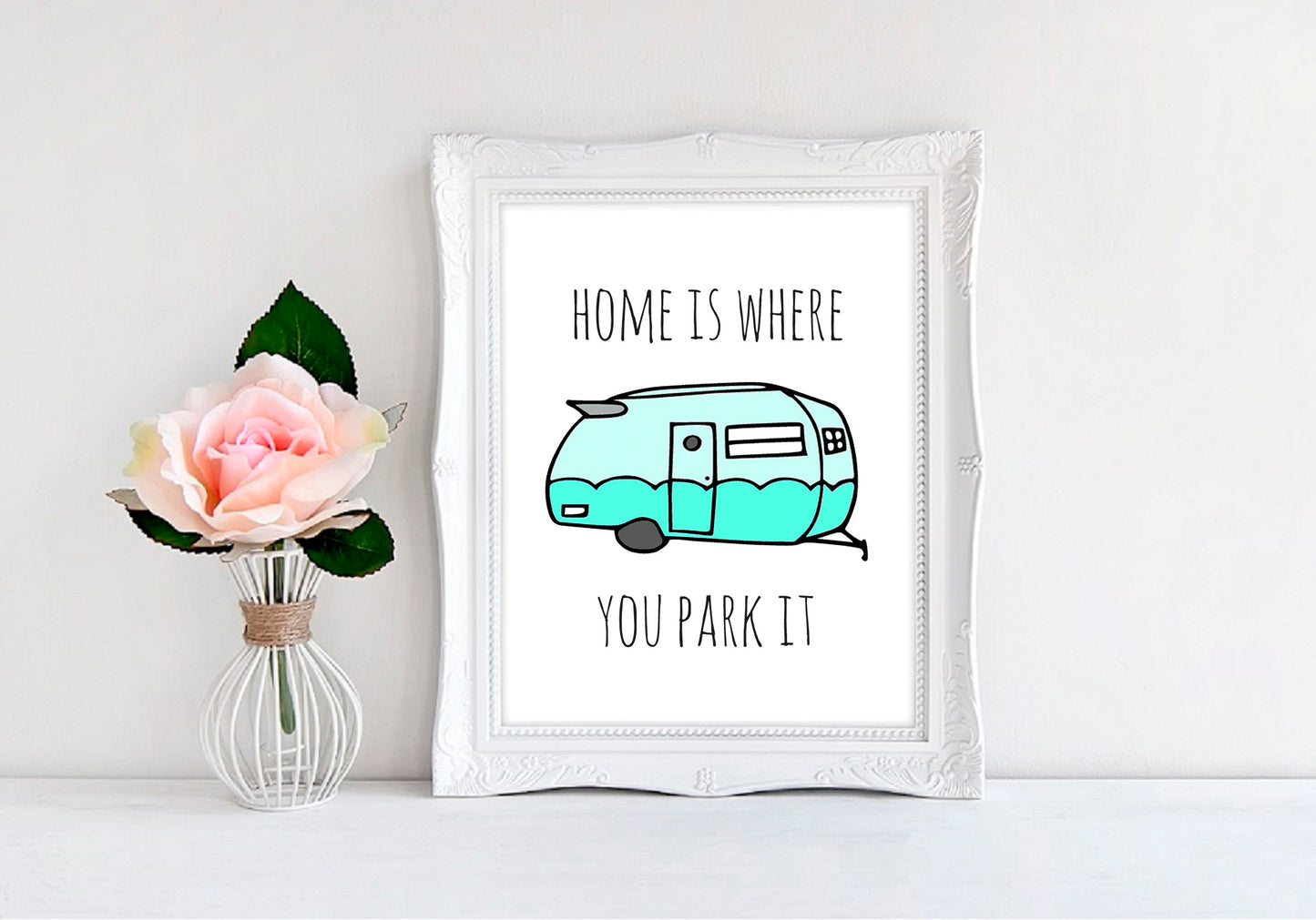 Home Is Where You Park It - 8"x10" Wall Print - MoonlightMakers