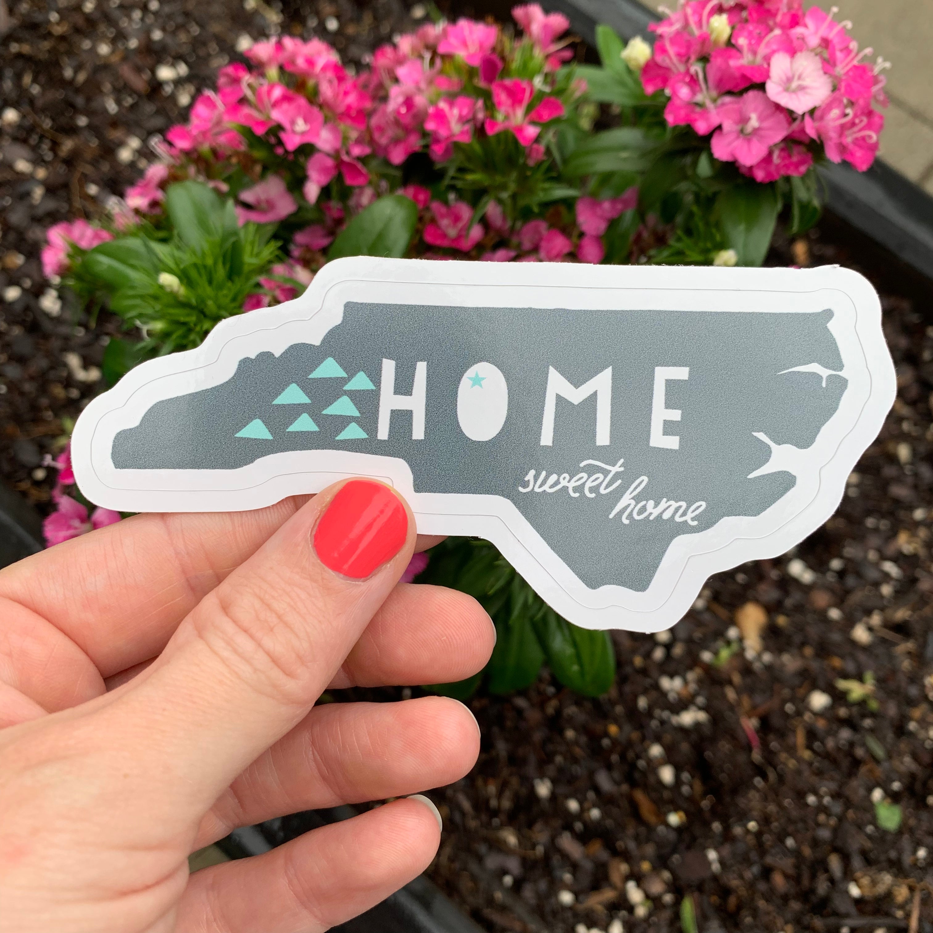 NC Home Sweet Home - Die Cut Sticker - MoonlightMakers