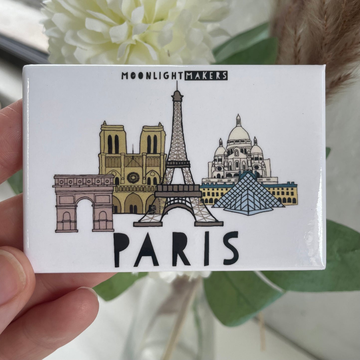 Paris, France - Magnet - MoonlightMakers