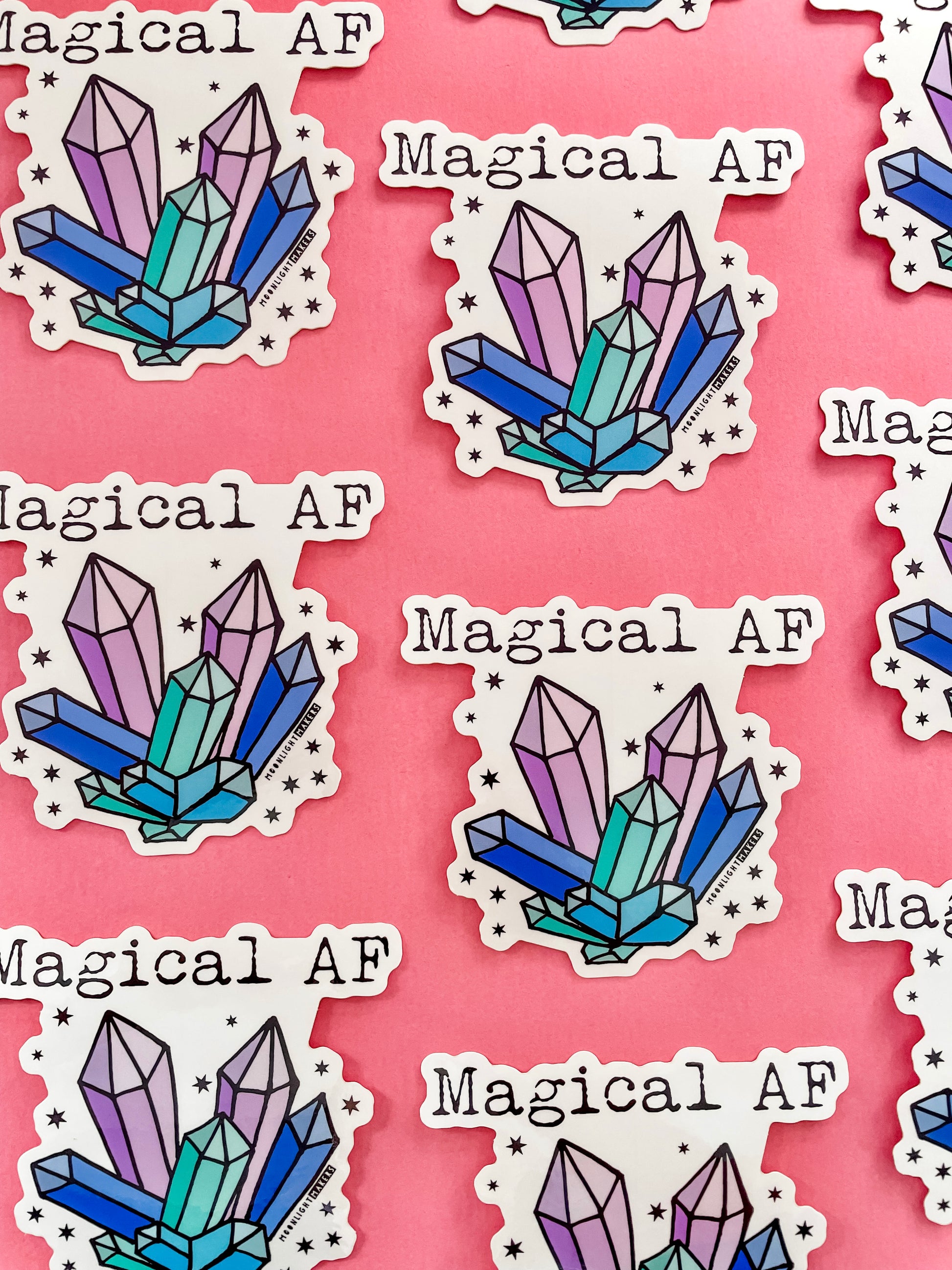 Magical AF - Die Cut Sticker - MoonlightMakers