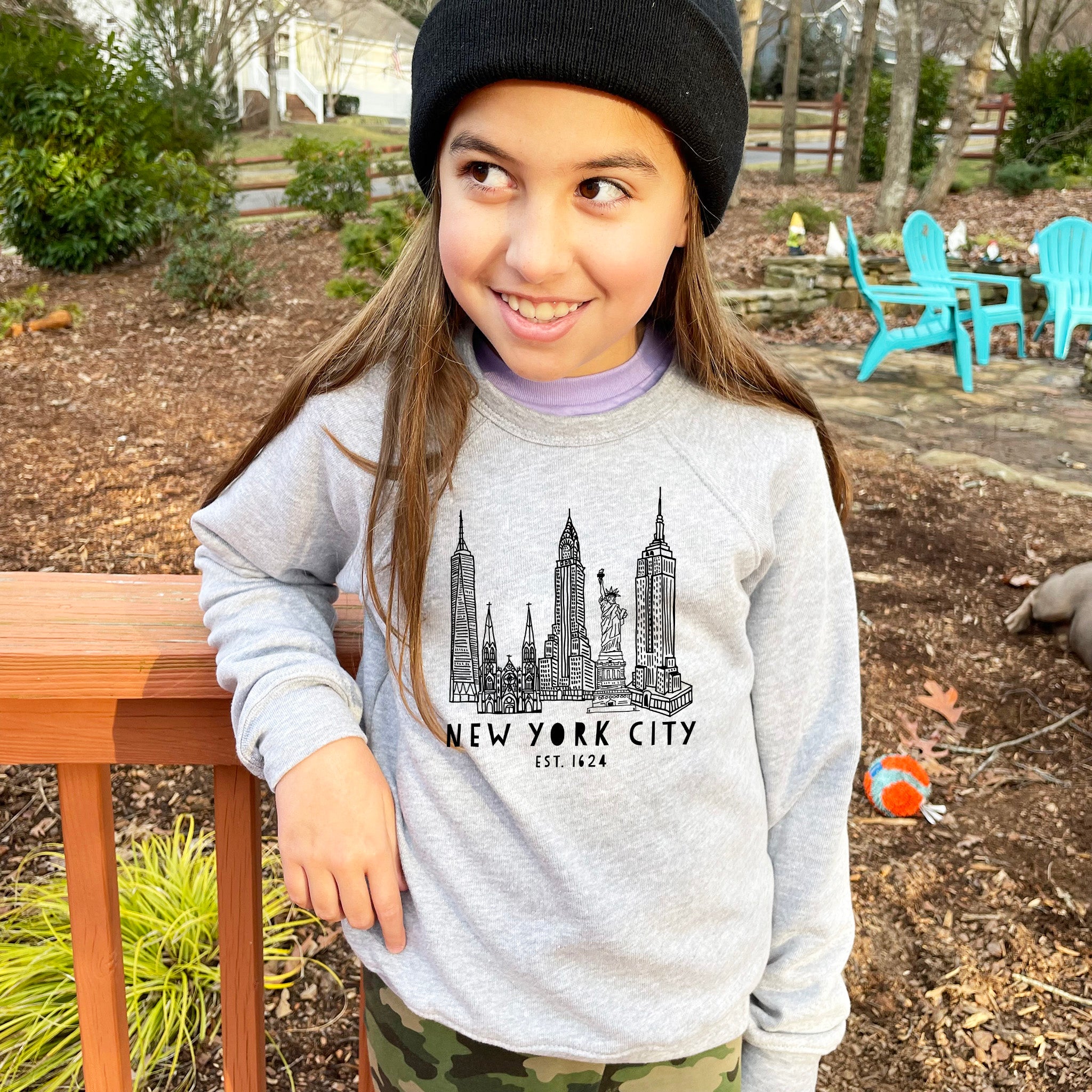 New York City Skyline (NYC) - Kid's Sweatshirt