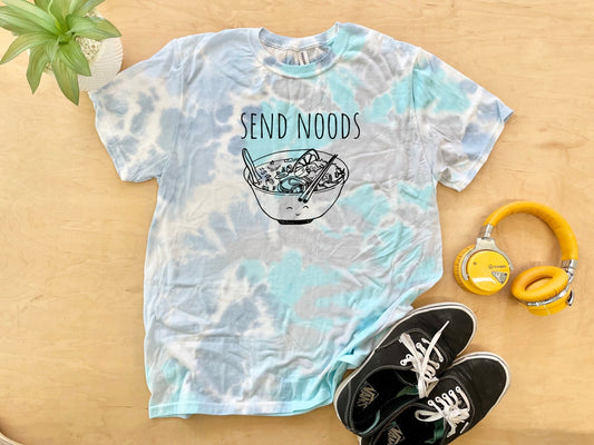 Send Noods - Mens/Unisex Tie Dye Tee - Blue