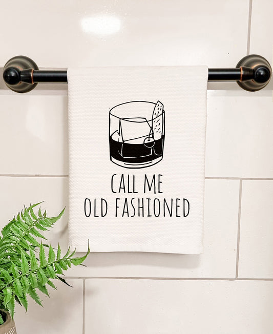 Call Me Old Fashioned - Kitchen/Bathroom Hand Towel (Waffle Weave) - MoonlightMakers