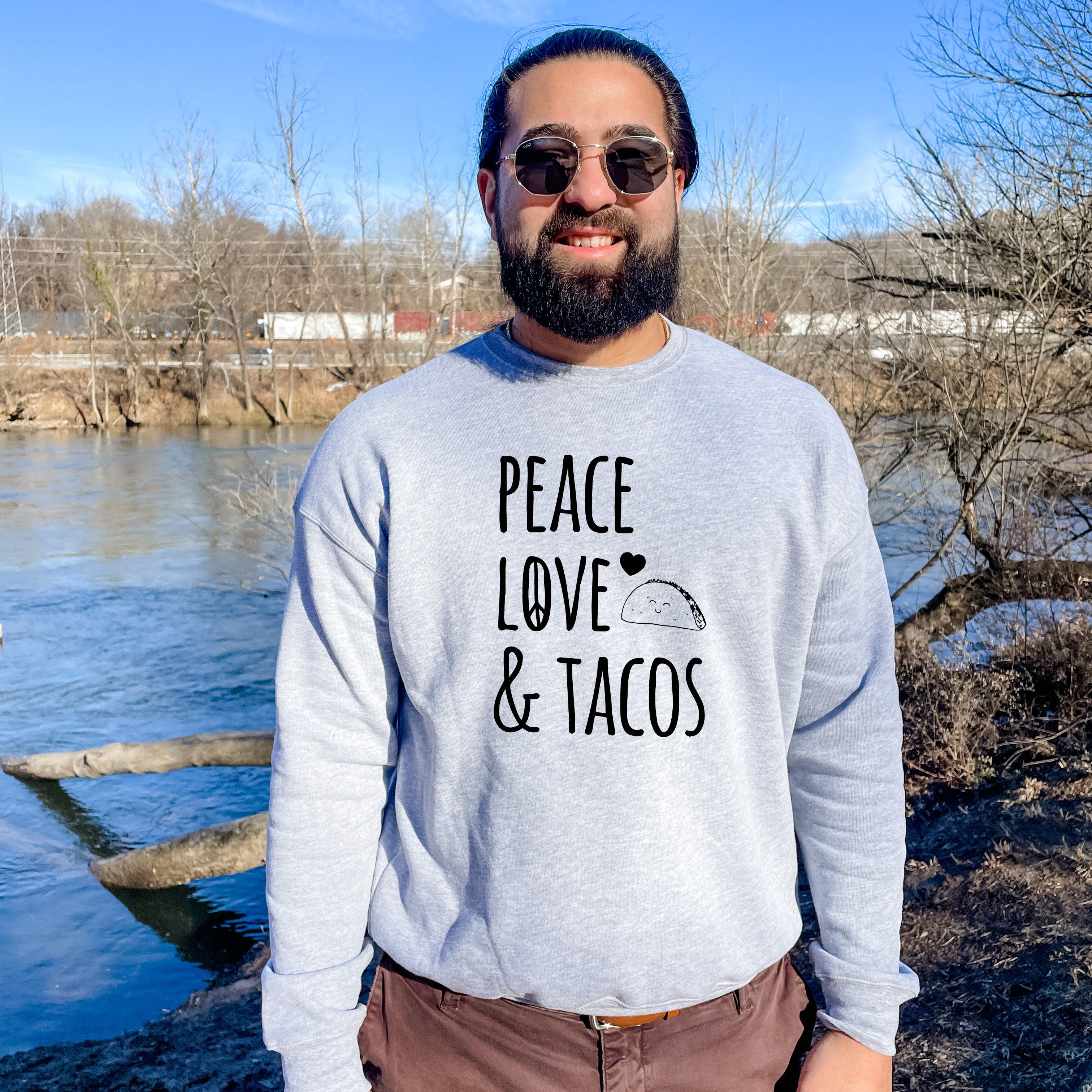 Peace Love & Tacos - Unisex Sweatshirt