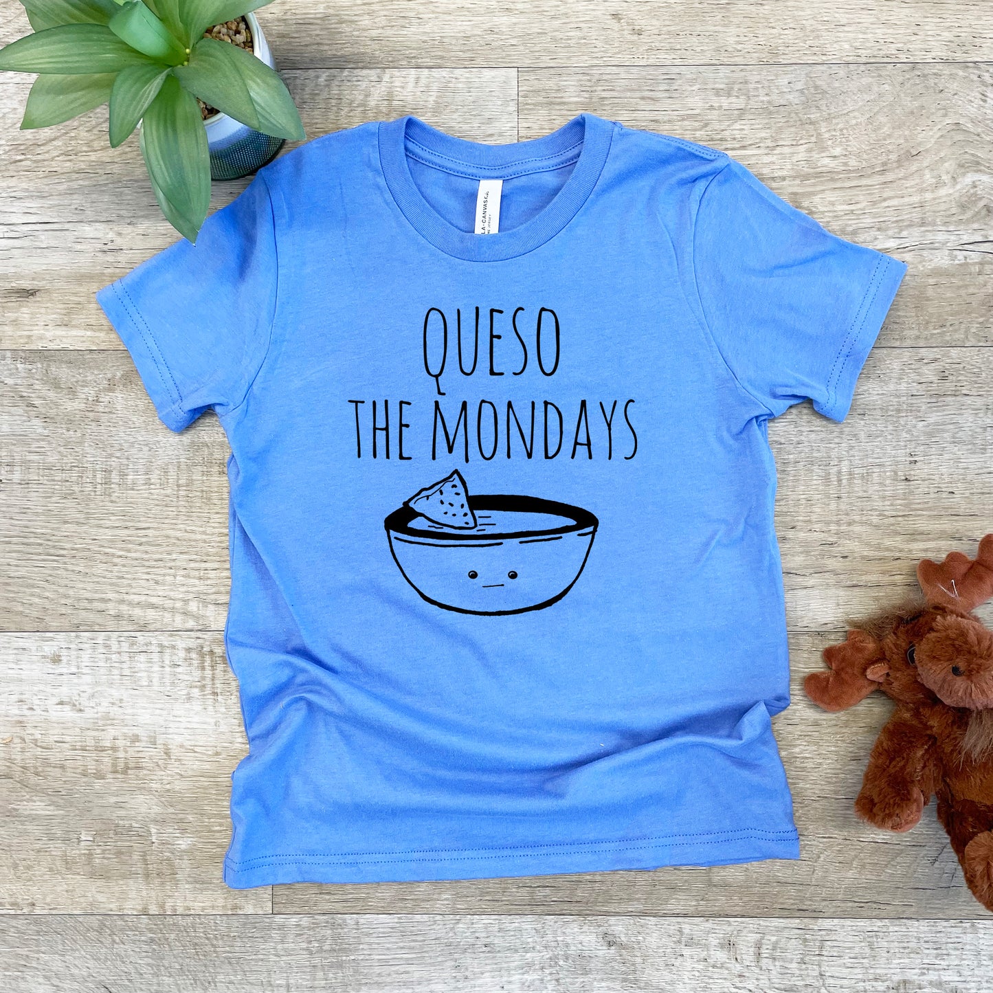 Queso The Mondays (Tacos) - Kid's Tee - Columbia Blue or Lavender