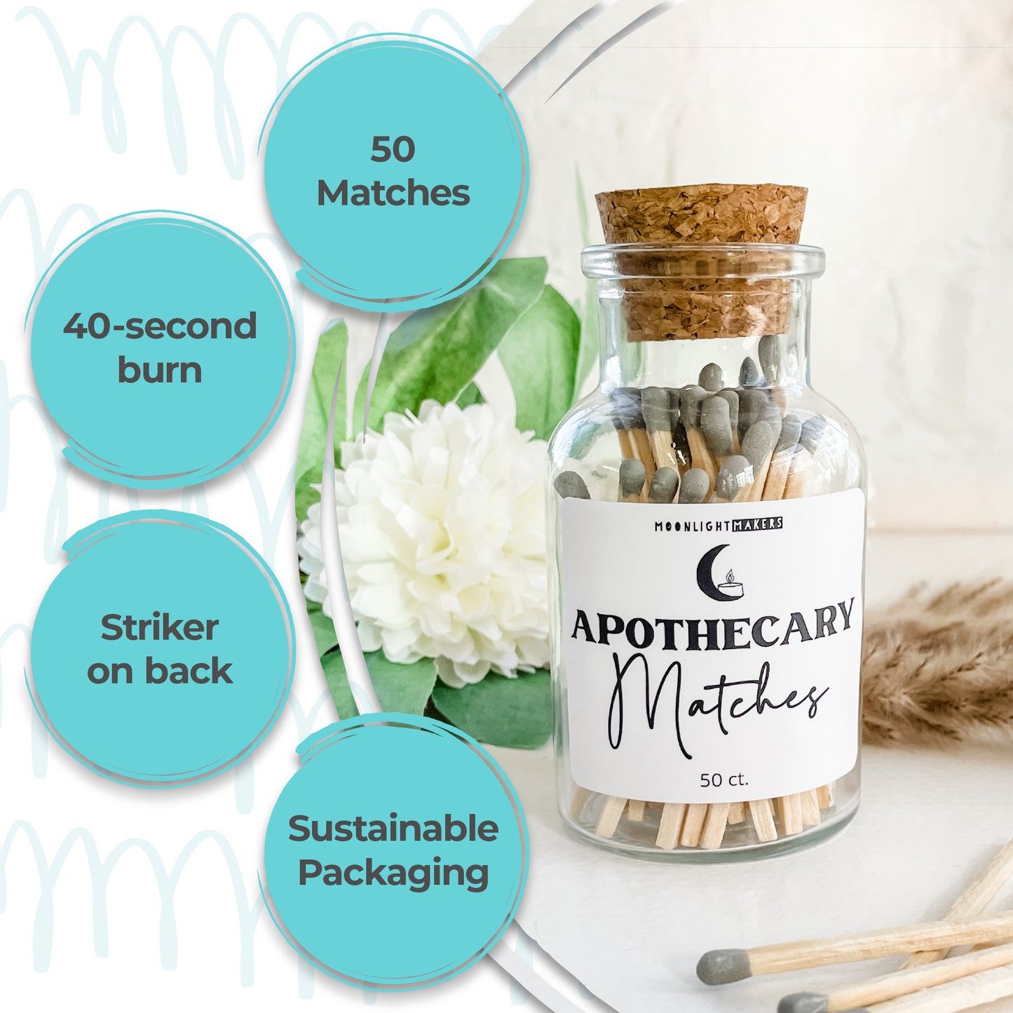 Apothecary Matches - MoonlightMakers