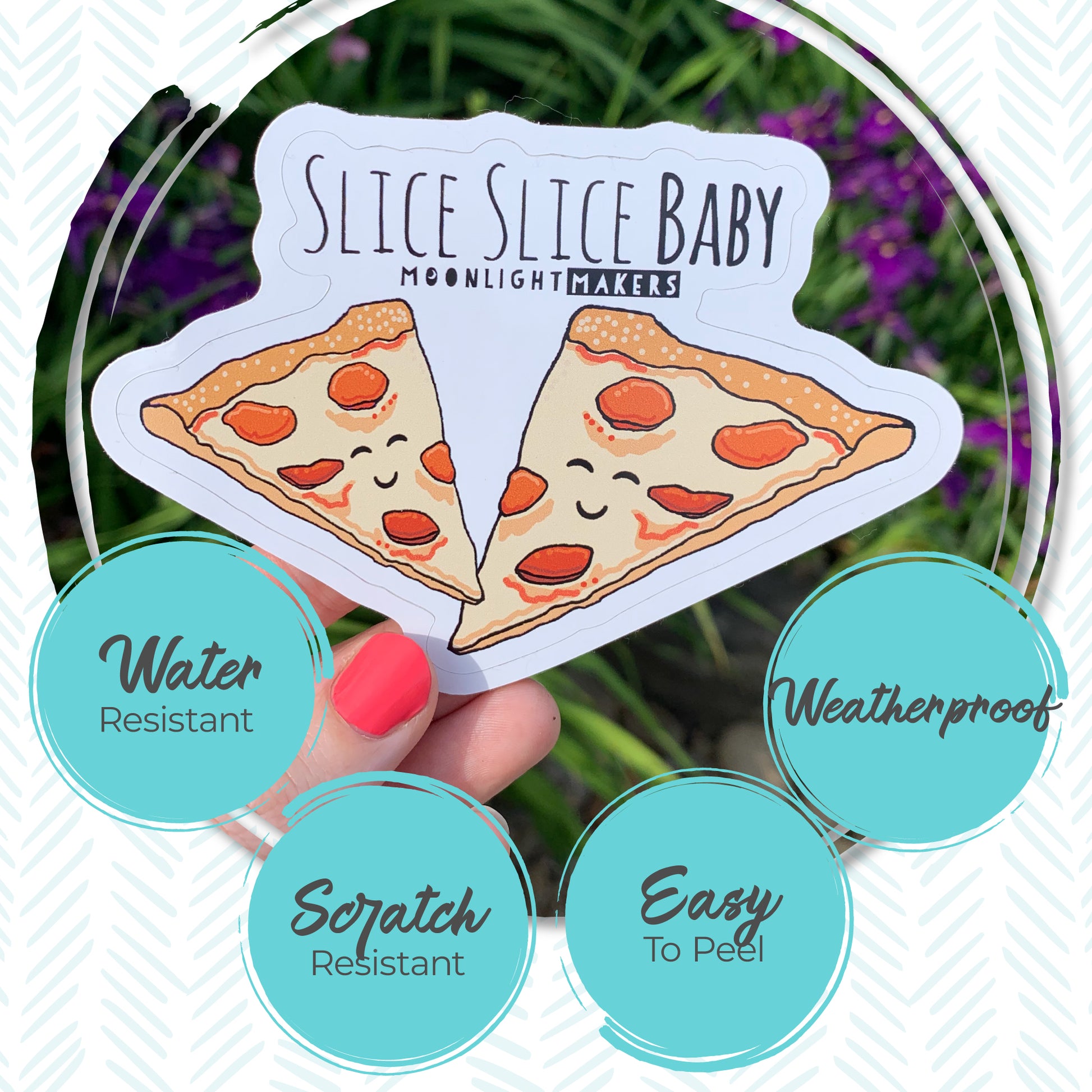 Slice Slice Baby - Die Cut Sticker - MoonlightMakers