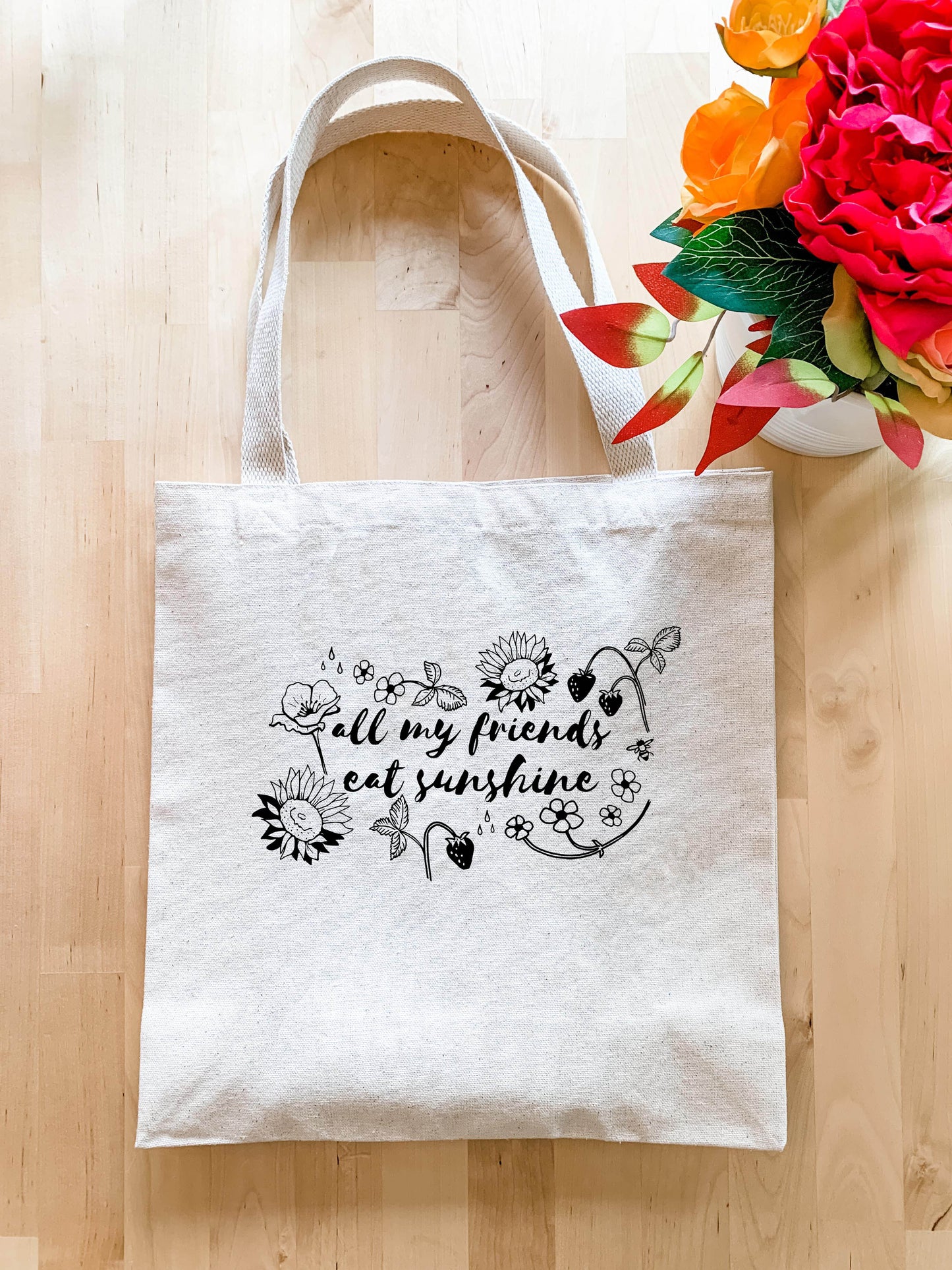 All My Friends Eat Sunshine - Tote Bag - MoonlightMakers