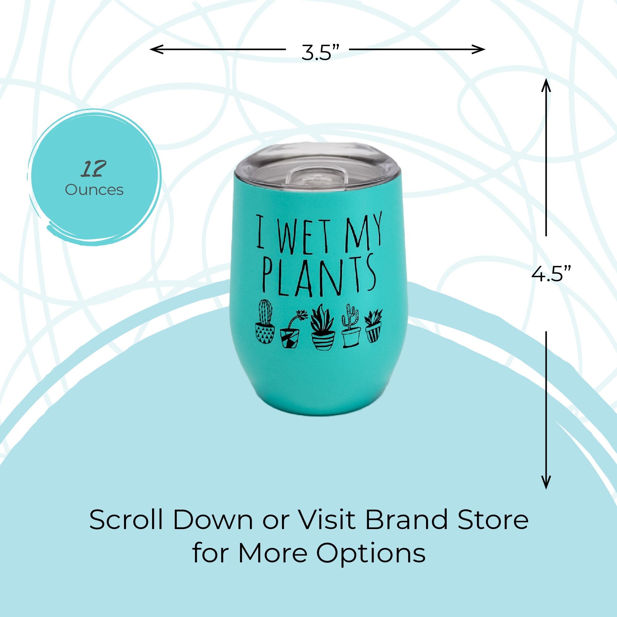 Let That Shiitake Go - Double Insulated Wine Tumbler - MoonlightMakers