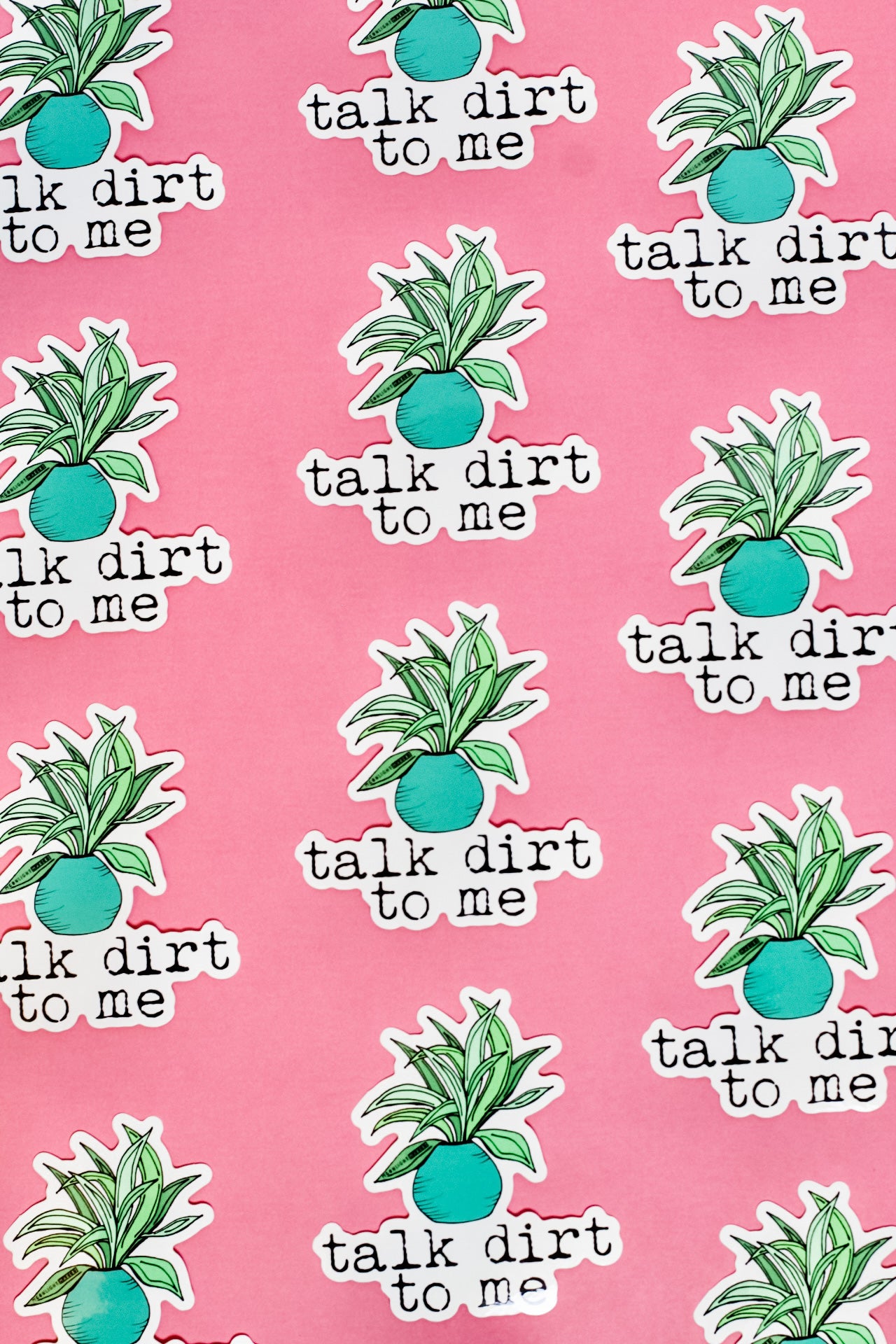 Talk Dirt To Me - Die Cut Sticker - MoonlightMakers