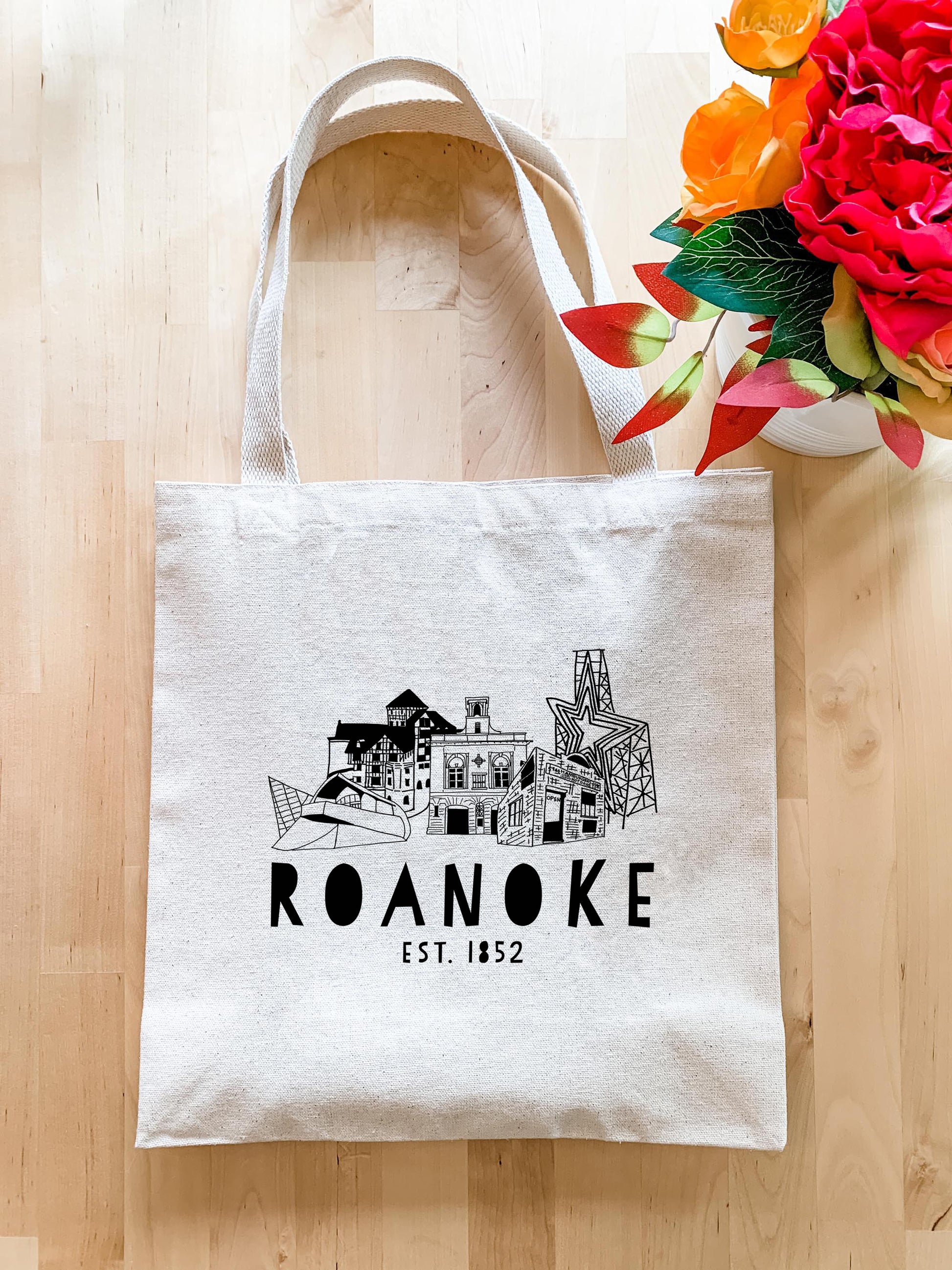 Roanoke, Virginia (VA) - Tote Bag - MoonlightMakers