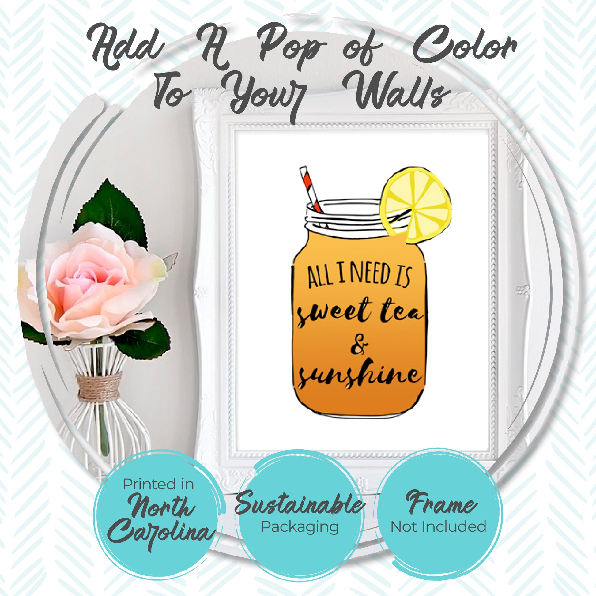 Keep Your Gin Up - 8"x10" Wall Print - MoonlightMakers