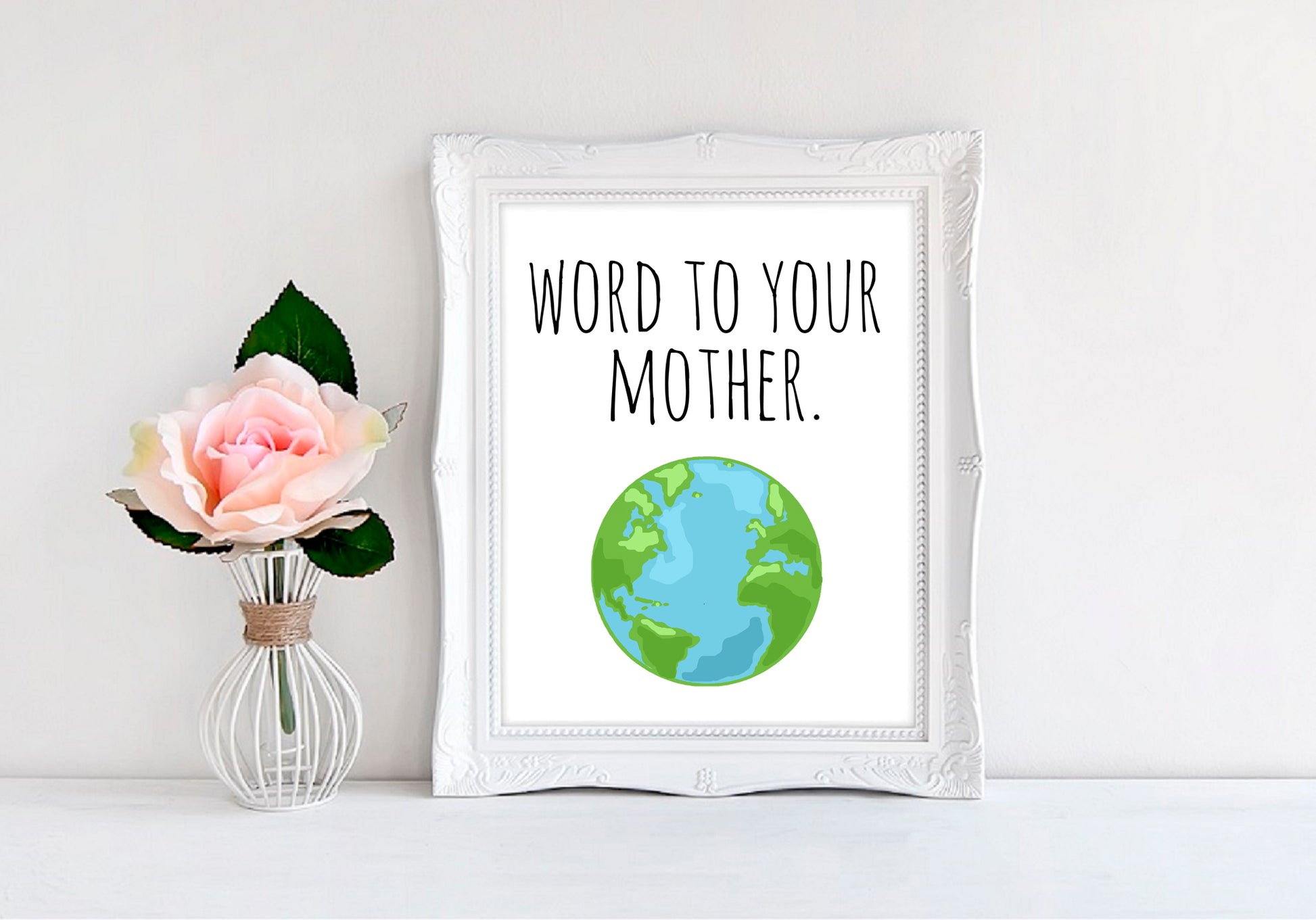 Word To Your Mother - 8"x10" Wall Print - MoonlightMakers