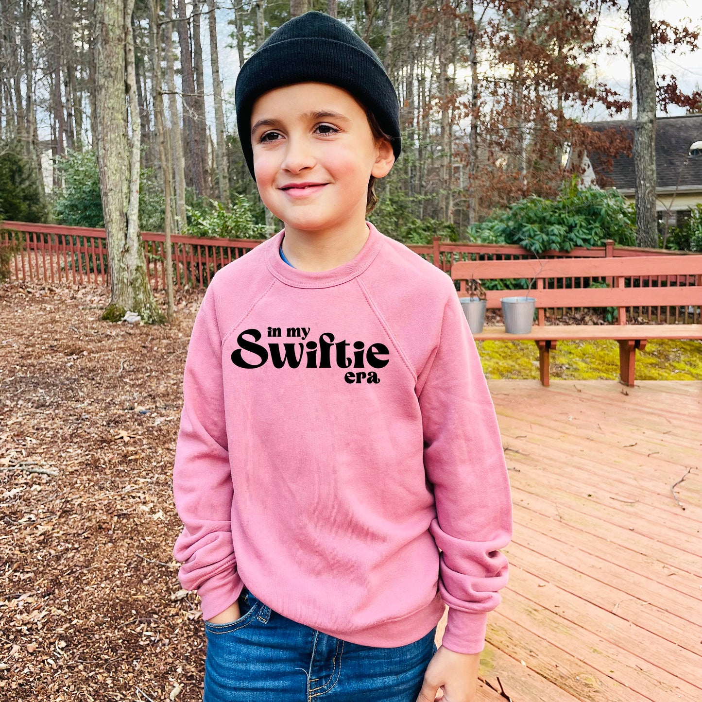 In My Swiftie Era - Kid's Sweatshirt - Heather Gray or Mauve