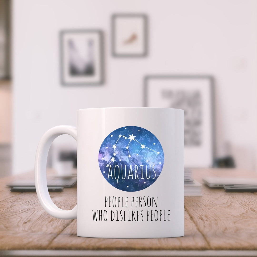 SALE - Aquarius (Signs Of The Zodiac) - 11oz Ceramic Mug - MoonlightMakers