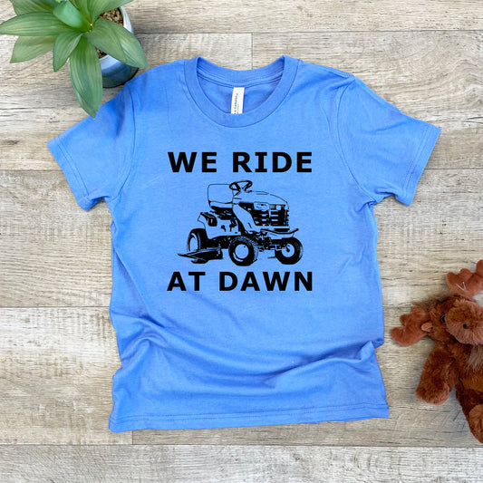 We Ride At Dawn - Kid's Tee - Columbia Blue or Lavender