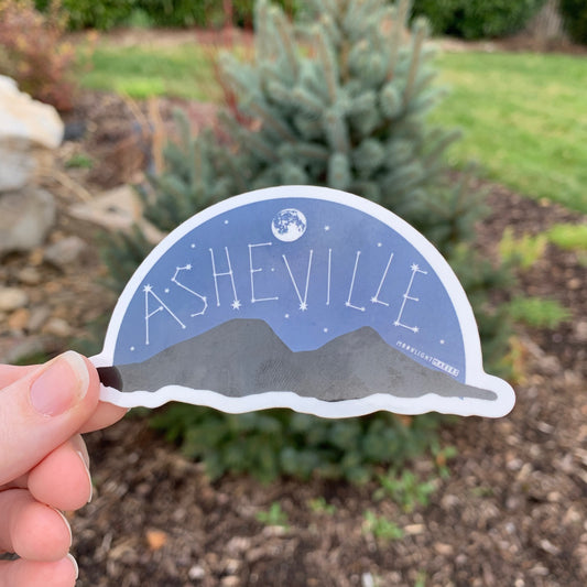 Asheville Constellation - Die Cut Sticker - MoonlightMakers