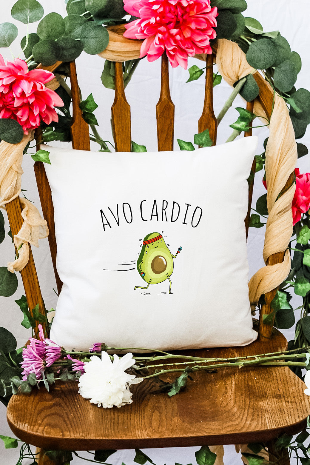 Avo Cardio - Decorative Throw Pillow - MoonlightMakers