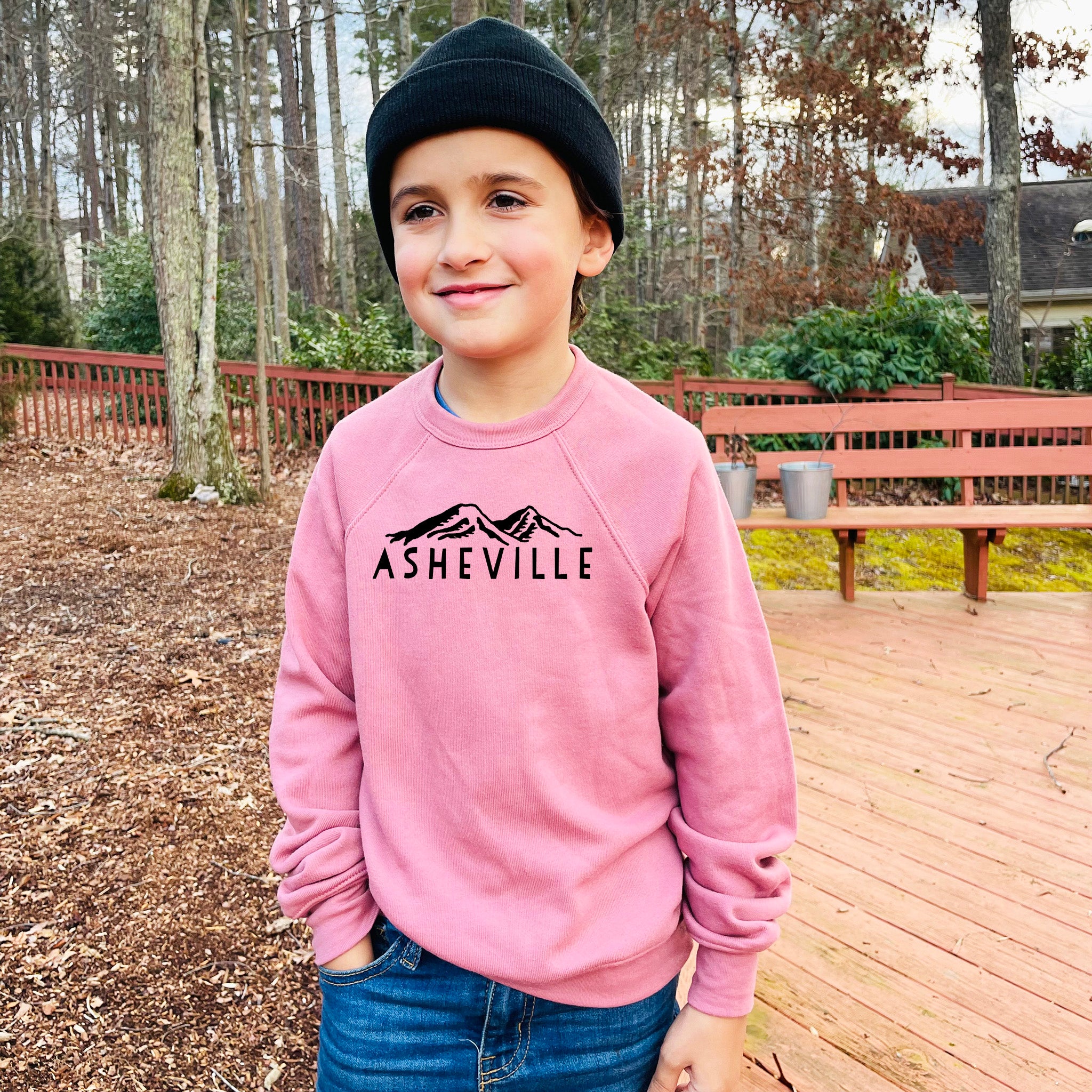 Asheville NC Mountains - Kid's Sweatshirt