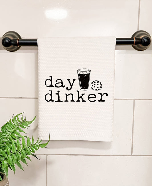 Day Dinker - Kitchen/Bathroom Hand Towel (Waffle Weave)