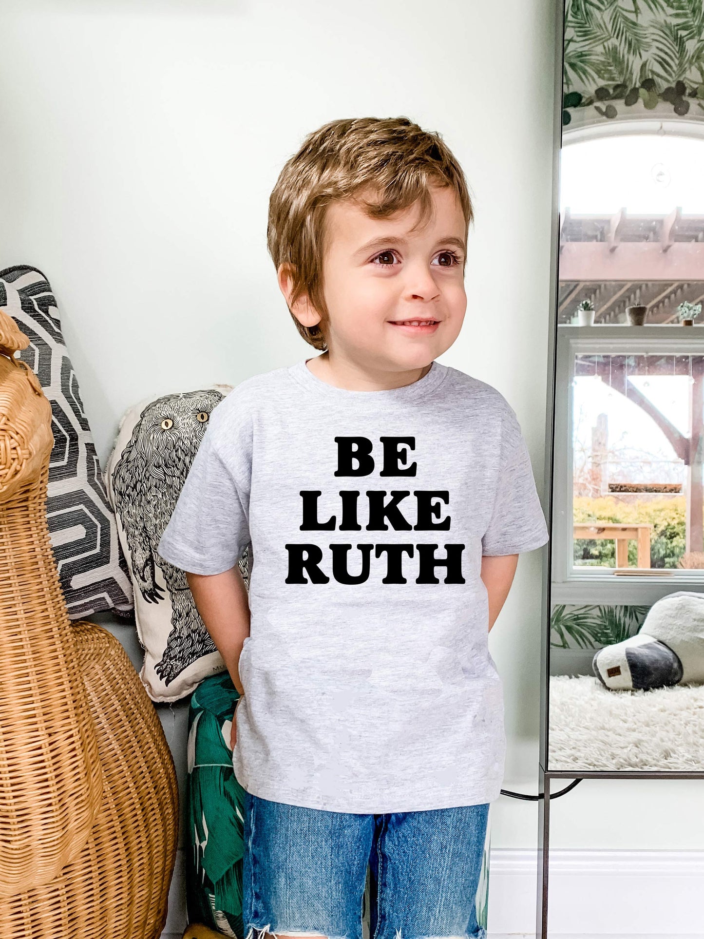 Be Like Ruth (Bader Ginsburg/ RBG) - Toddler Tee - Heather Gray