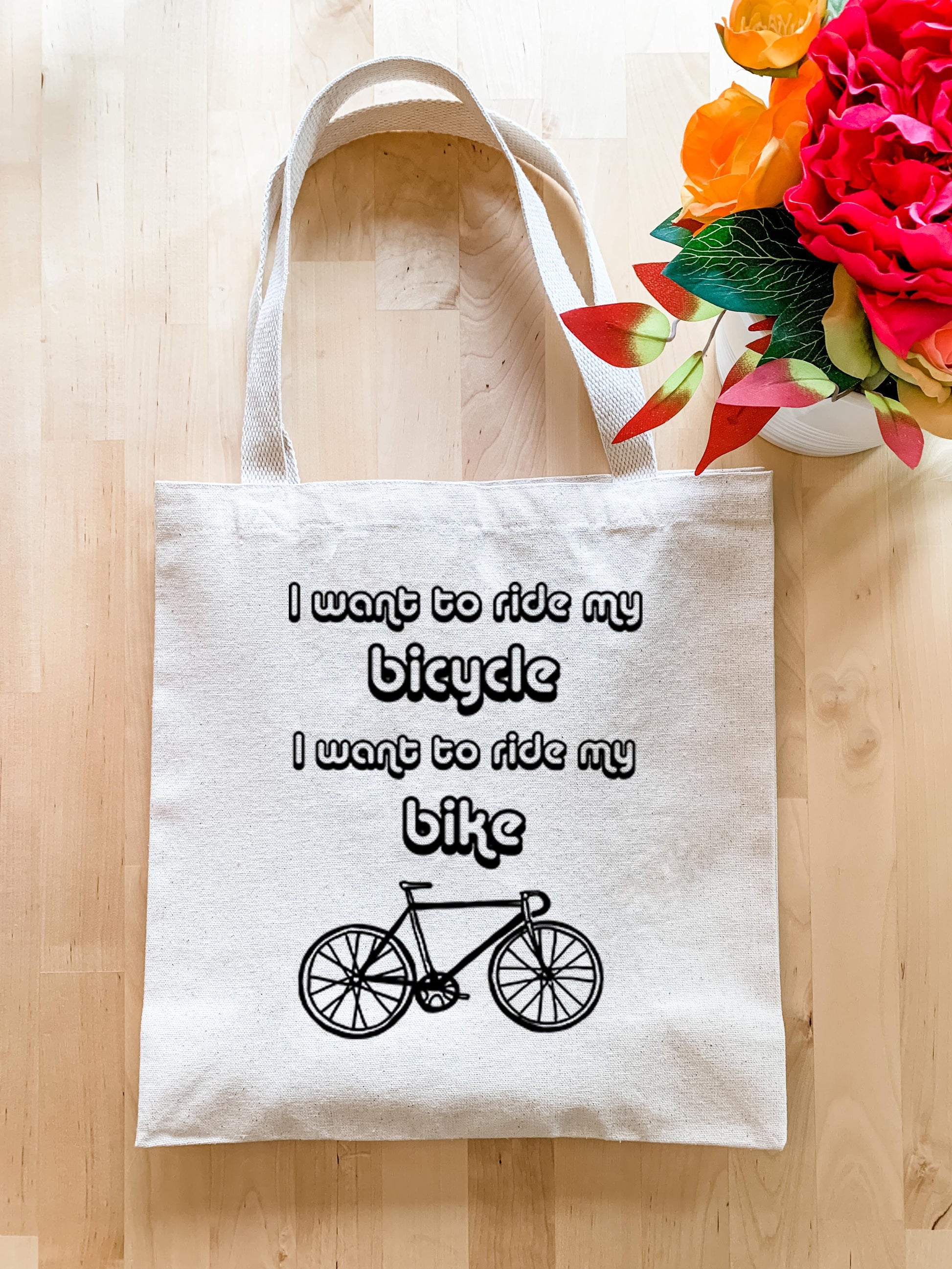 I Want To Ride My Bicycle/ Bike/ Queen - Tote Bag - MoonlightMakers