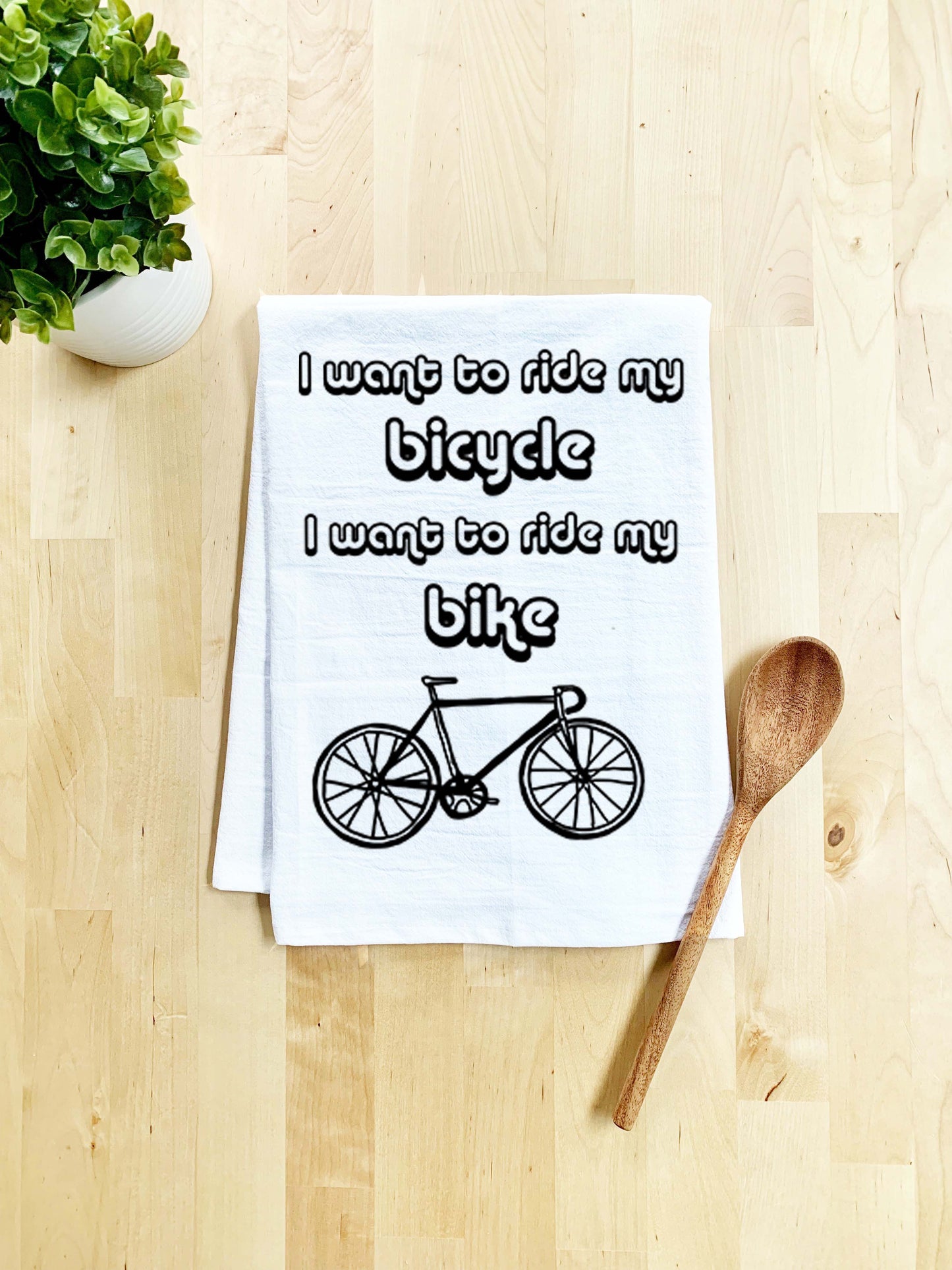 I Want To Ride My Bicycle/ Bike/ Queen - White Or Gray