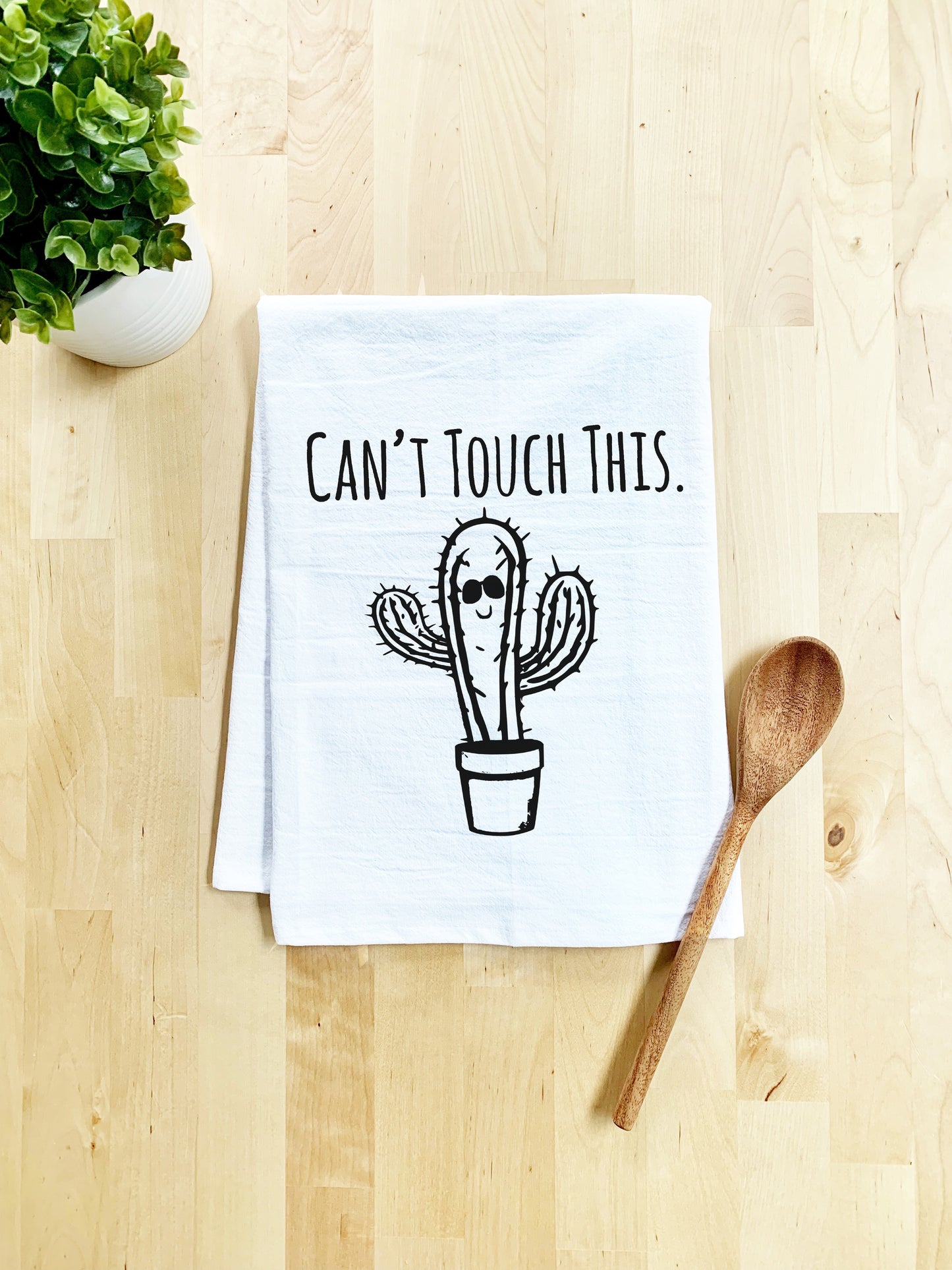 Can't Touch This Dish Towel - White Or Gray - MoonlightMakers