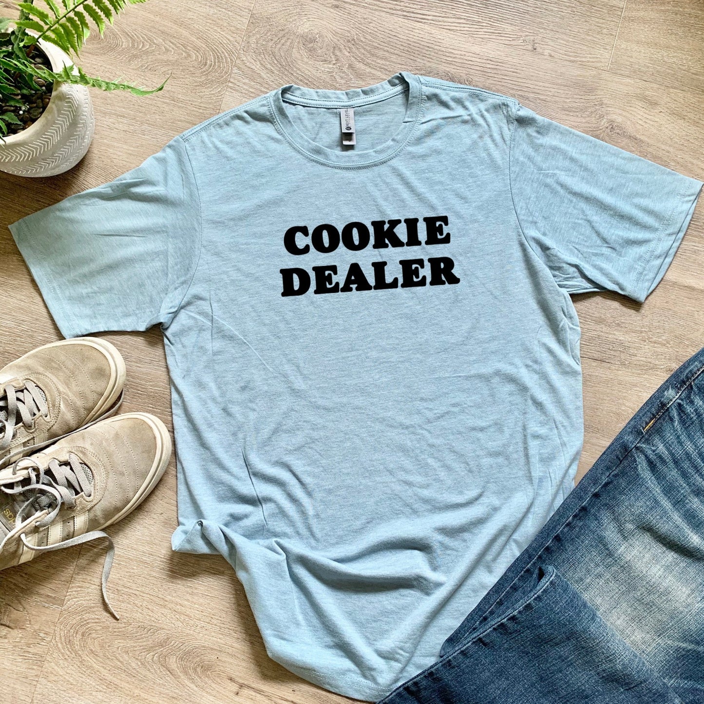 Cookie Dealer (Baking) - Men's / Unisex Tee - Stonewash Blue or Sage