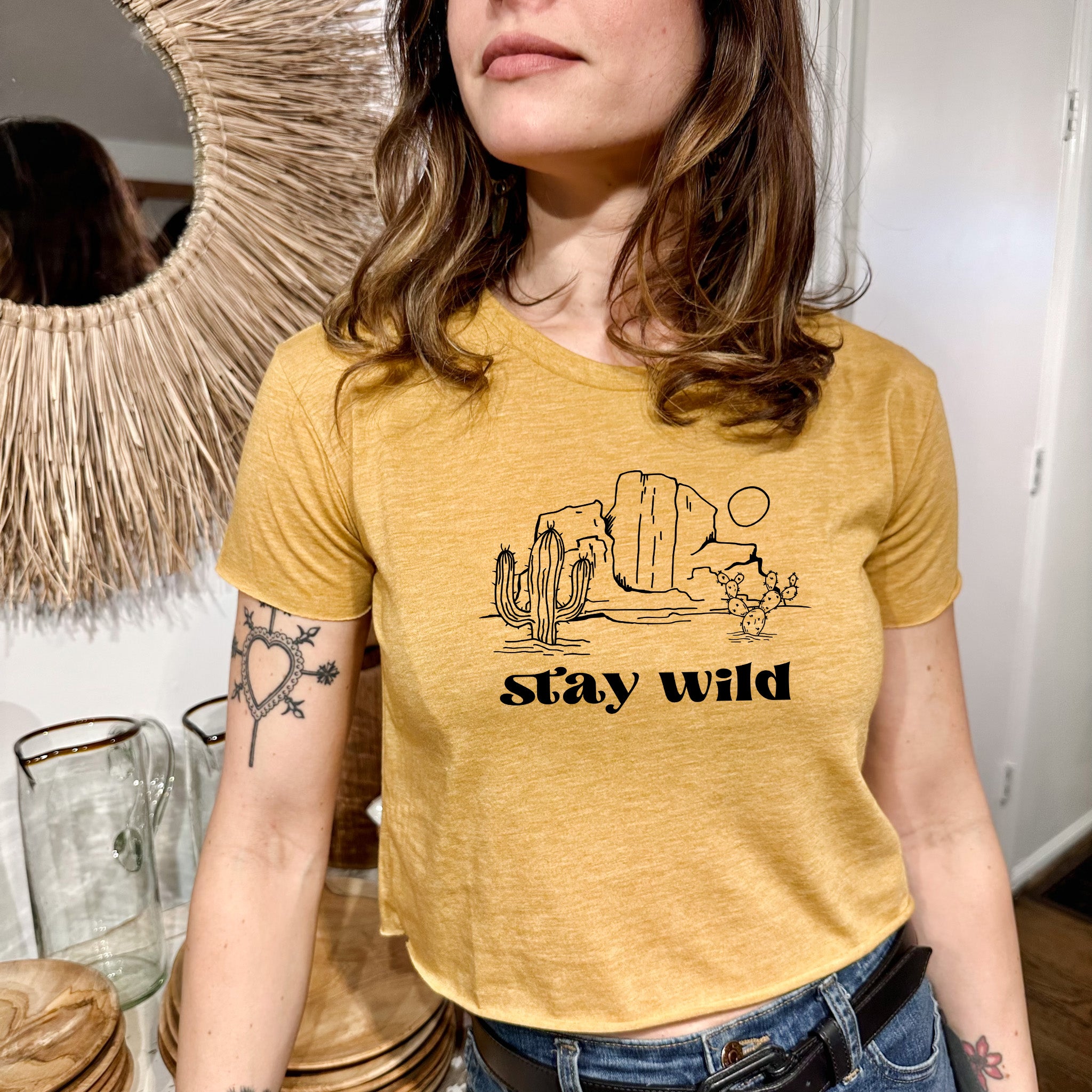 Stay Wild - Women's Crop Tee