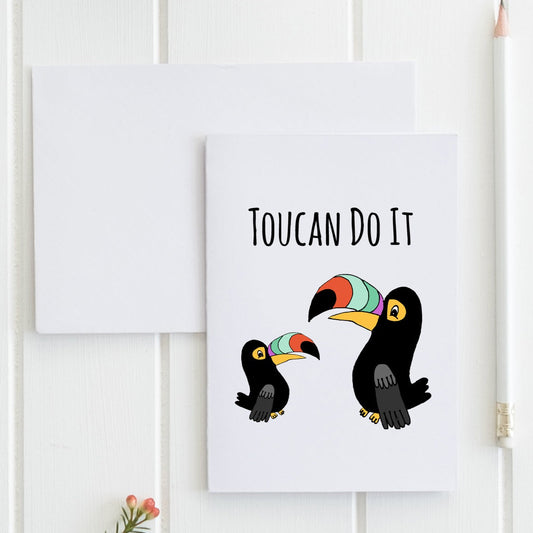 SALE - Toucan Do It - Greeting Card