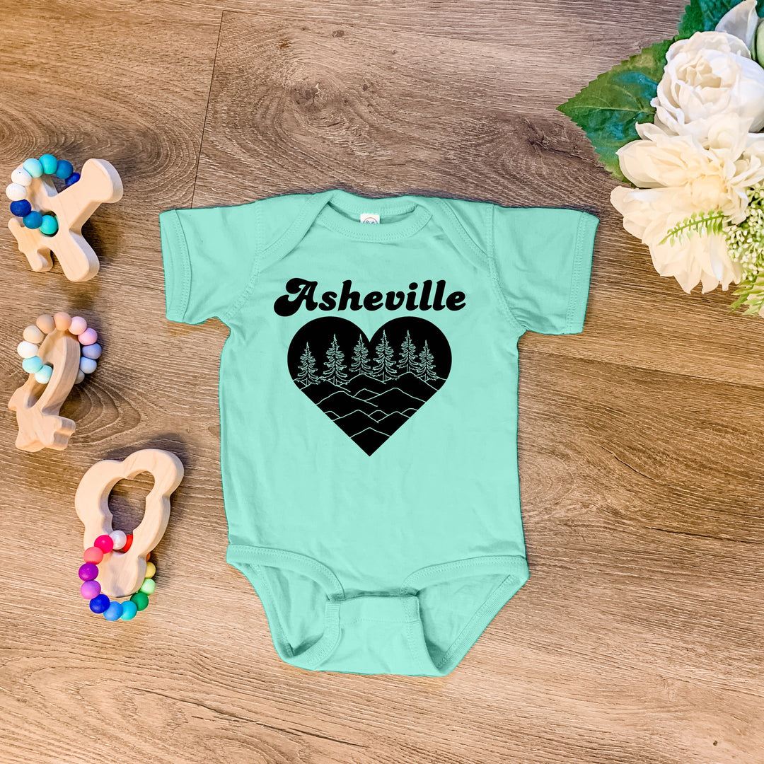 Asheville Heart - Onesie