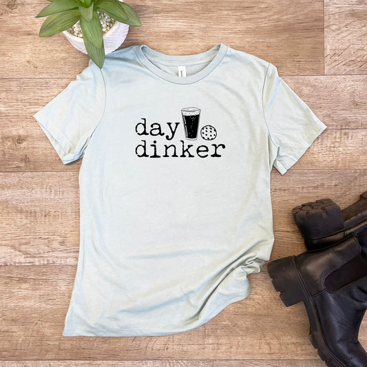 Day Dinker - Women's Crew Tee - Olive or Dusty Blue