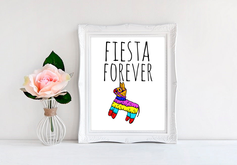 Fiesta Forever - 8"x10" Wall Print - MoonlightMakers