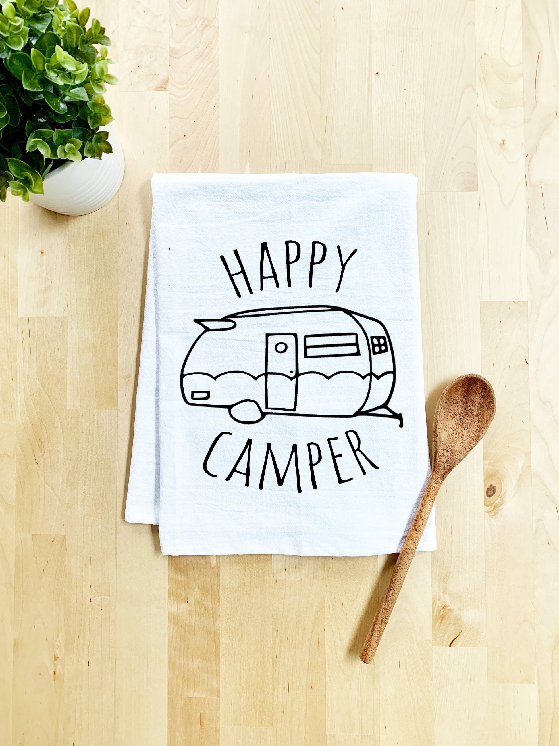 Camper Sweet Camper Dish Towel- Kitchen Towel for Camping - Larissa Made  This