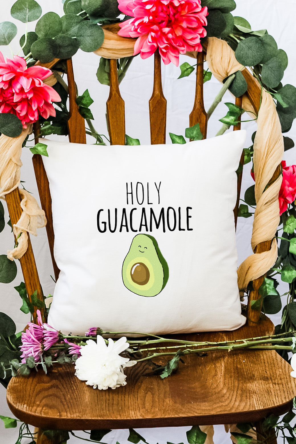 Holy Guacamole - Decorative Throw Pillow - MoonlightMakers