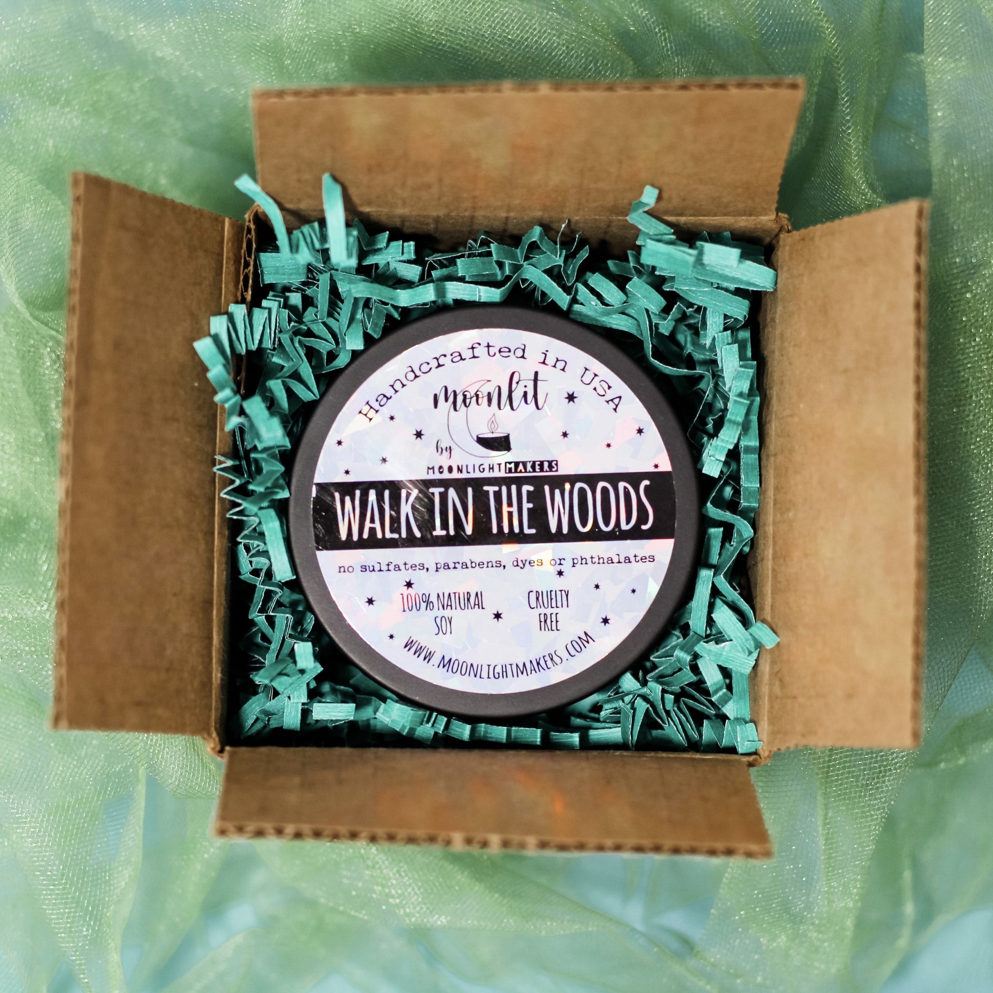 Travel Literary Soy Candle Tin, Moonlit Moors