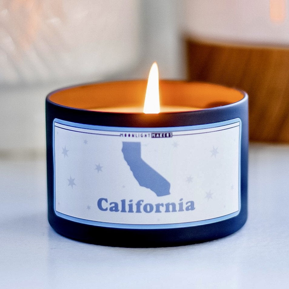 Your State Candle, USA - 8oz Candle - Choose Your Scent - 100% Natural Soy Wax